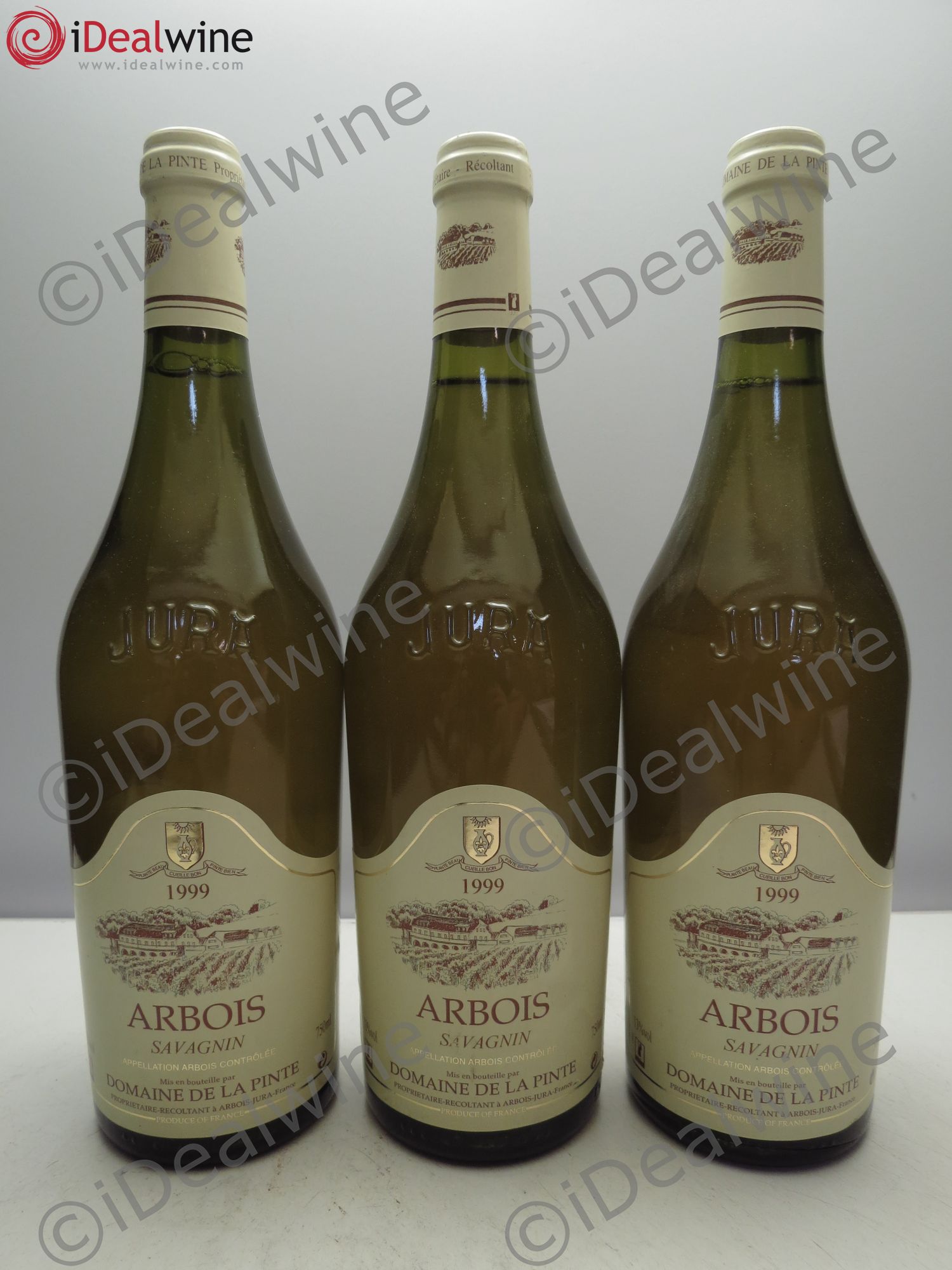 Arbois Savagnin Domaine de la Pinte Jura 1999 - Posten von 3 Flaschen - 0
