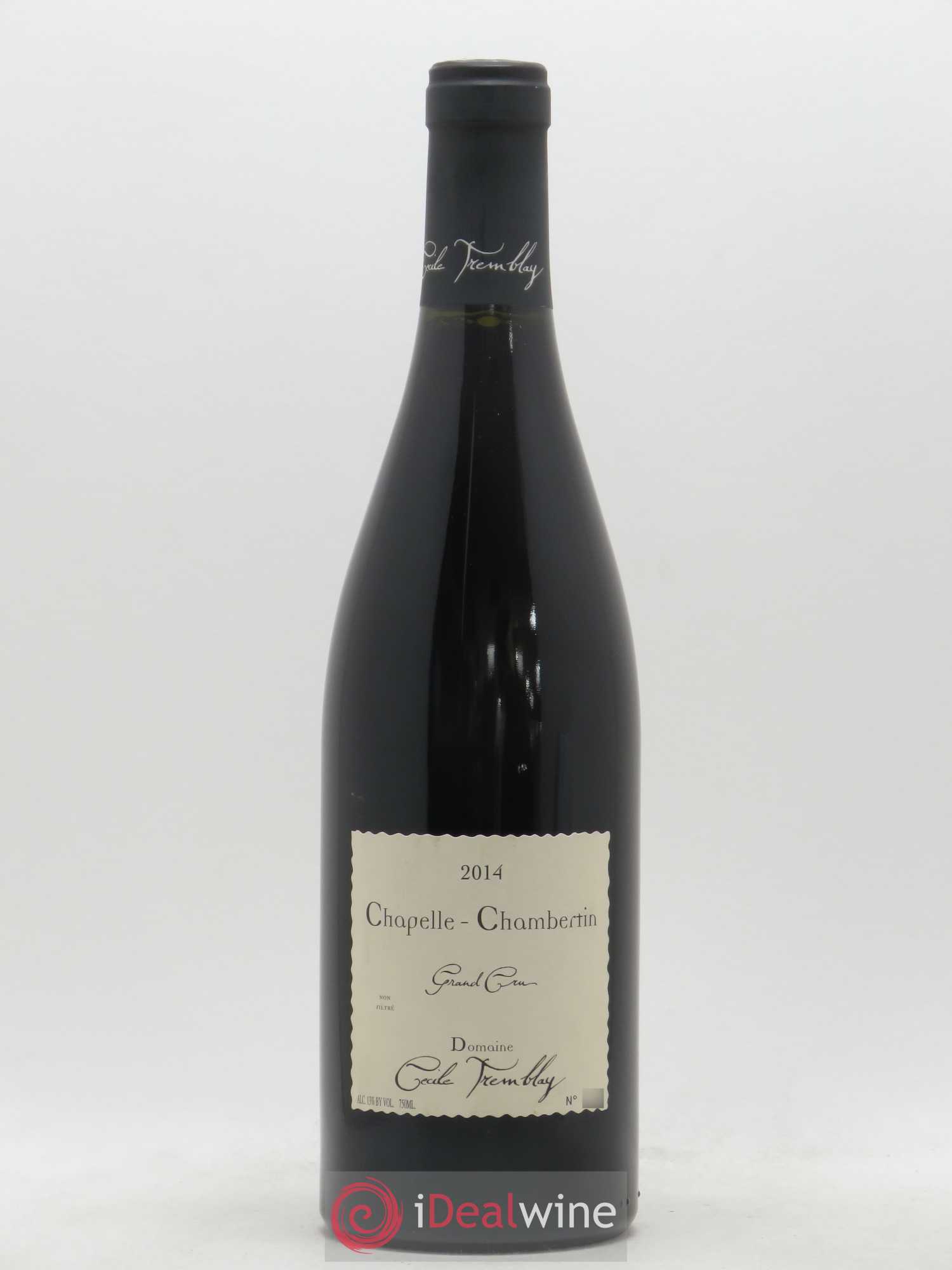 Chapelle-Chambertin Grand Cru Cécile Tremblay 2014 - Lot de 1 bouteille - 0