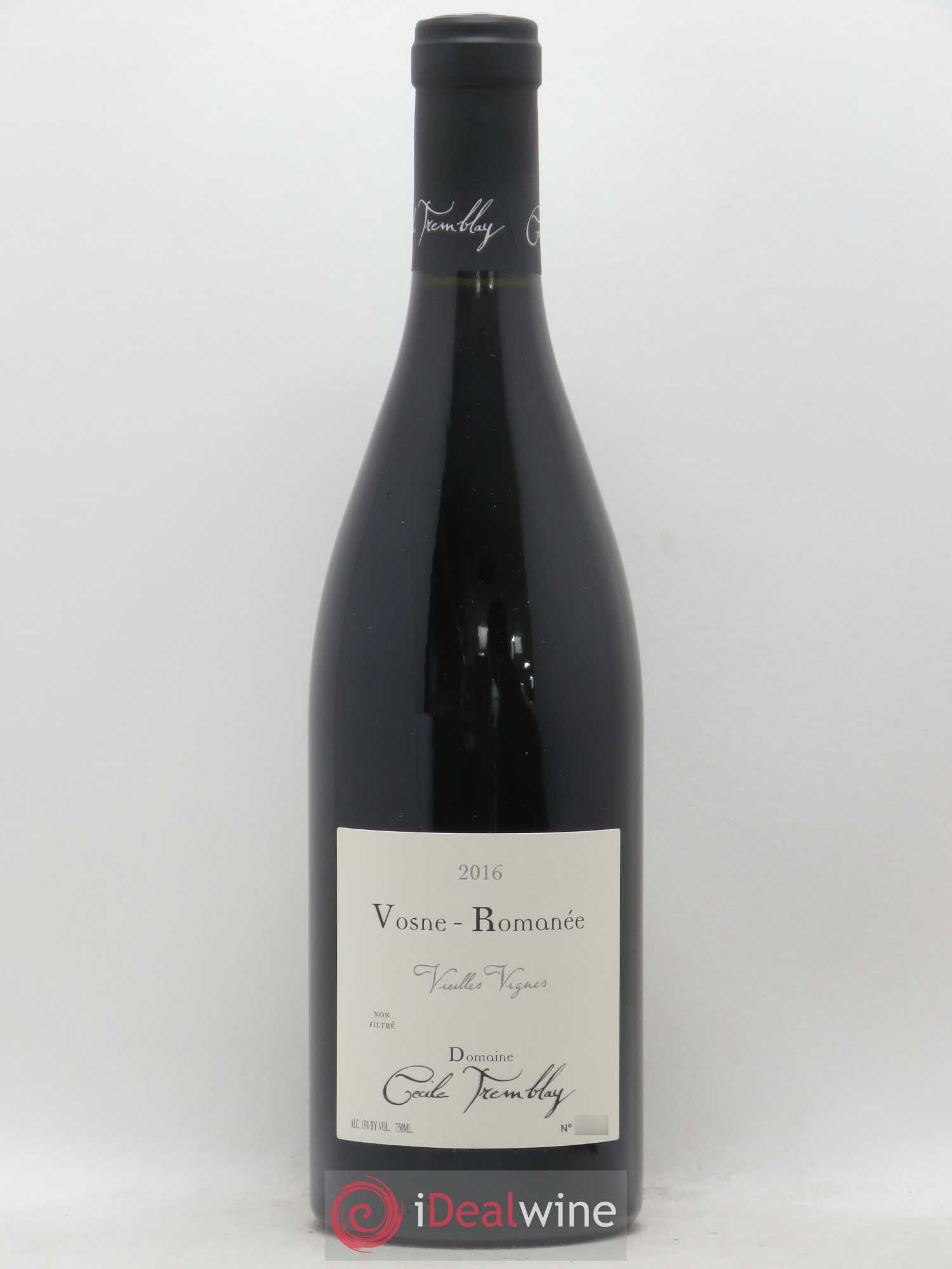 Vosne-Romanée Vieilles Vignes Cécile Tremblay 2016 - Lot de 1 bouteille - 0