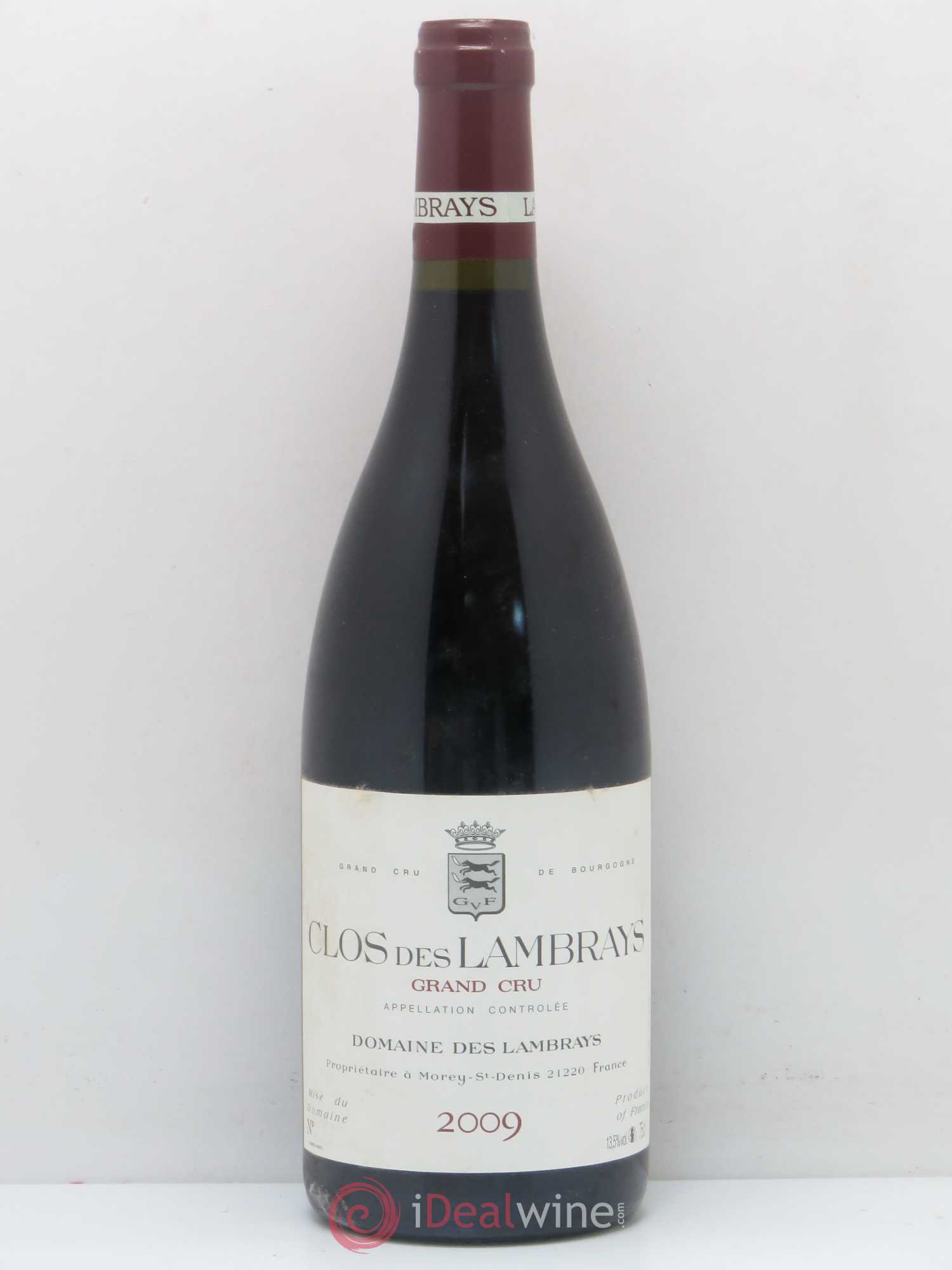 Clos des Lambrays Grand Cru Domaine des Lambrays 2009 - Lot de 1 bouteille - 0