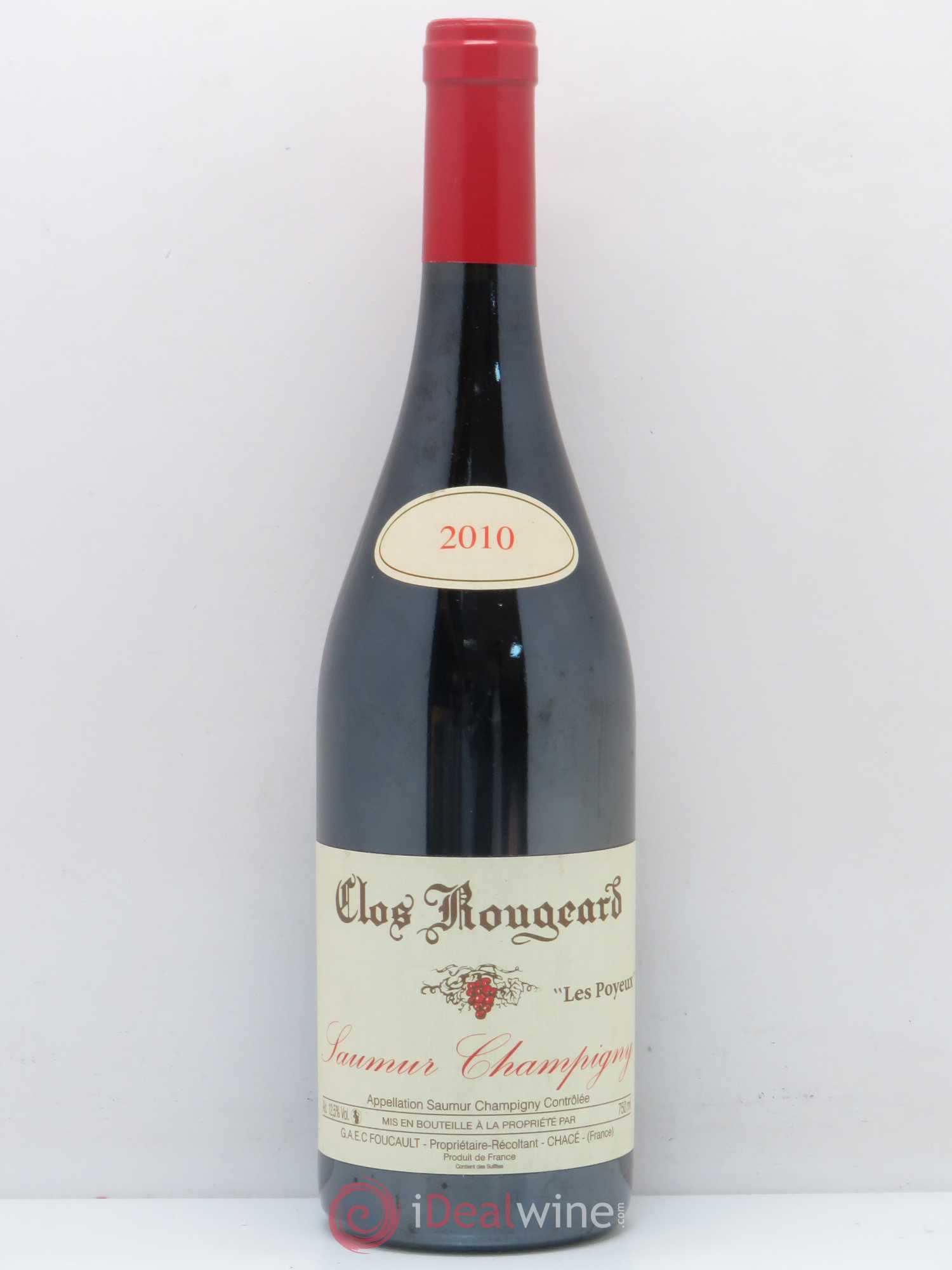 Saumur-Champigny Les Poyeux Clos Rougeard 2010 - Lot de 1 bouteille - 0