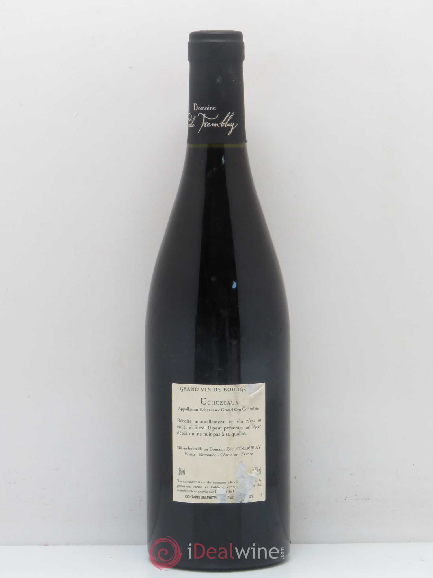 Echezeaux Grand Cru du dessus Cécile Tremblay 2011 - Lot de 1 bouteille - 1