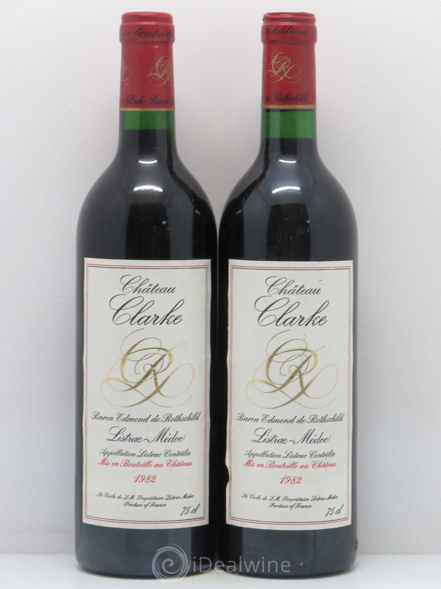 Château Clarke 1982 - Lot de 5 bouteilles - 2