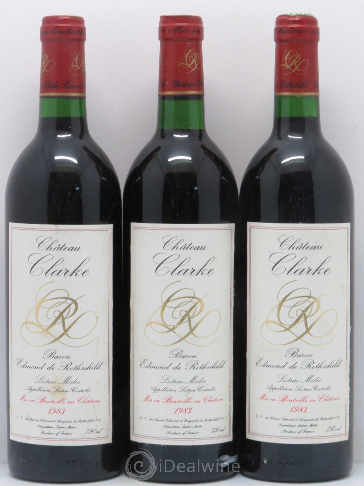Château Clarke 1983 - Lot de 6 bouteilles - 2