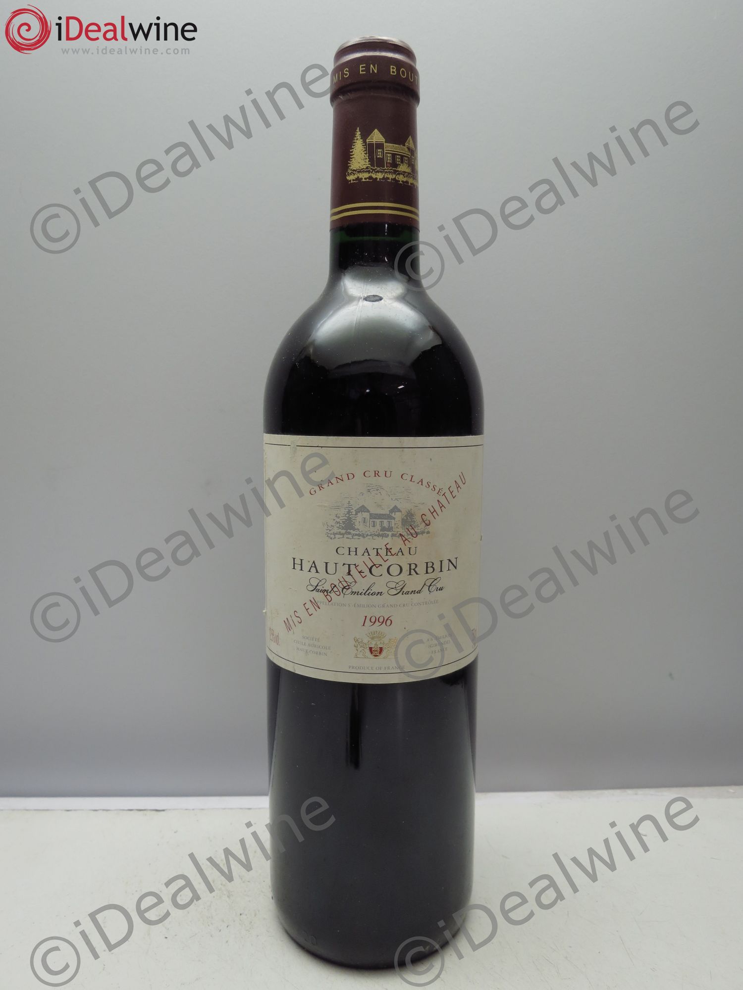 Château Haut Corbin Grand Cru 1996 - Lot de 1 bouteille - 0
