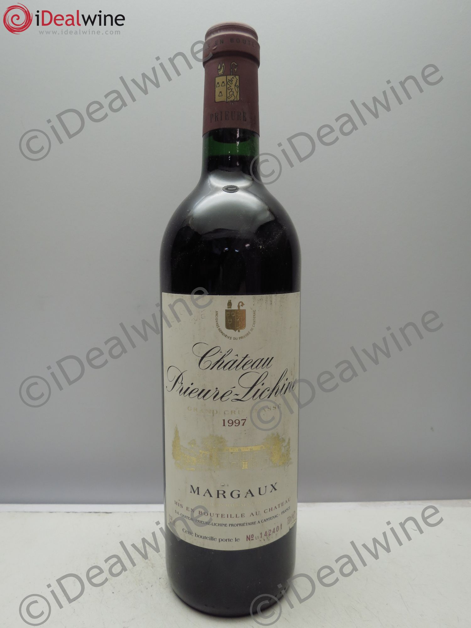 Château Prieuré Lichine 4ème Grand Cru Classé 1997 - Lot de 1 bouteille - 0