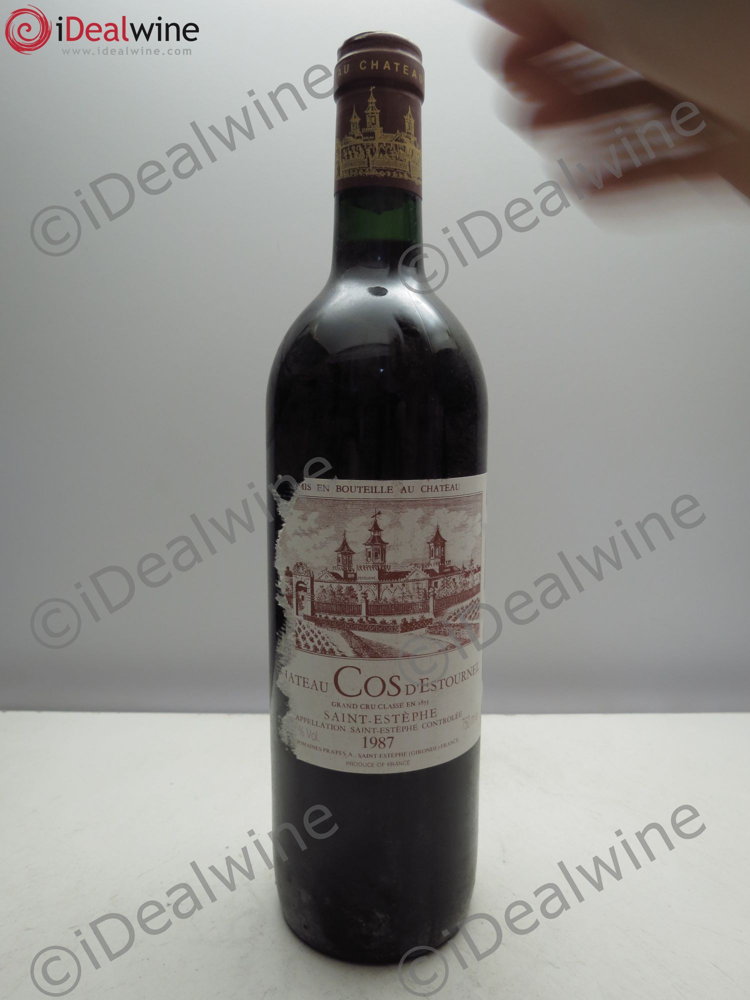 Cos d'Estournel 2ème Grand Cru Classé (sans prix de réserve / no reserve) 1987 - Posten von 1 Flasche - 0