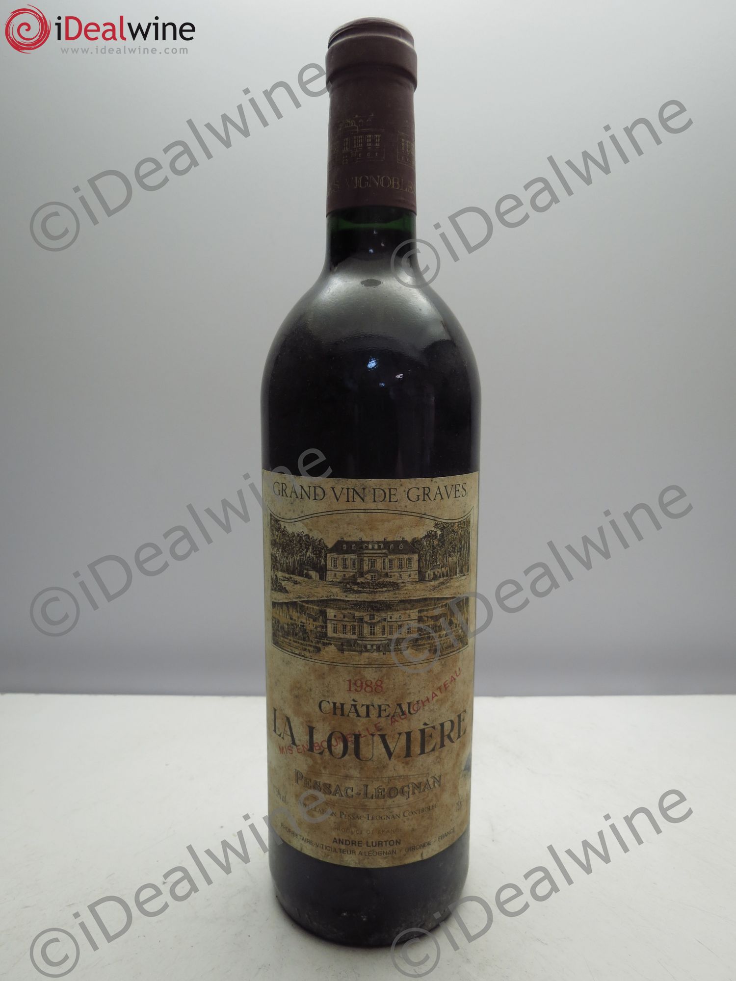 Château la Louvière (sans prix de réserve / no reserve) 1988 - Posten von 1 Flasche - 0