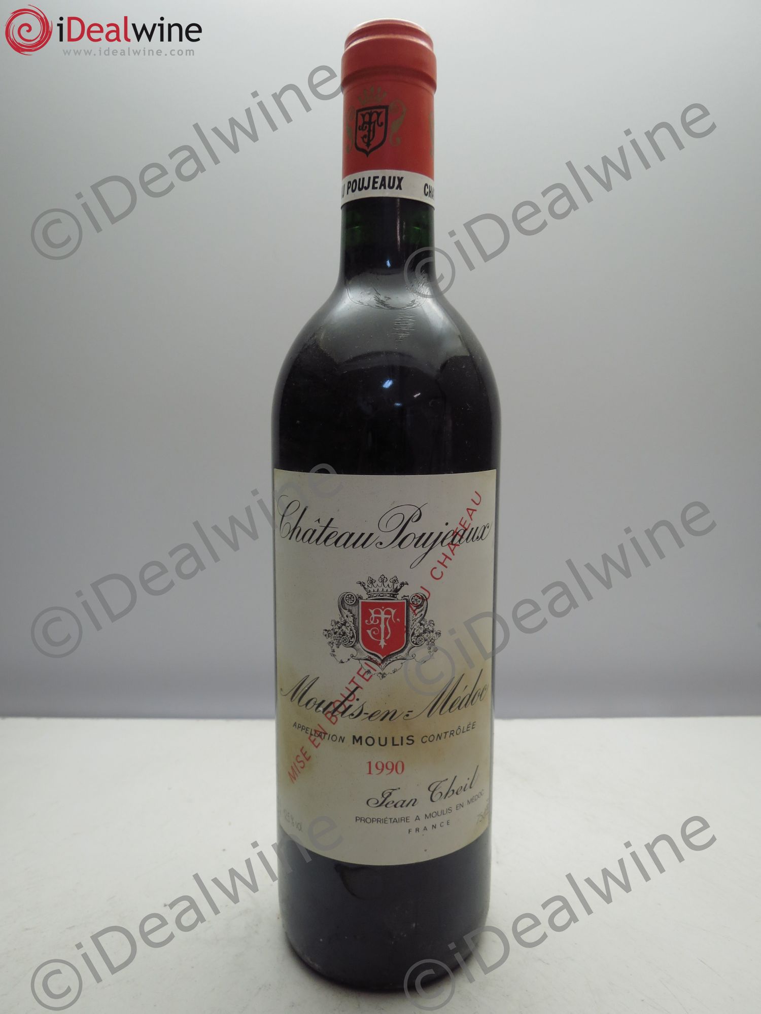 Château Poujeaux (sans prix de réserve / no reserve) 1990 - Posten von 1 Flasche - 0