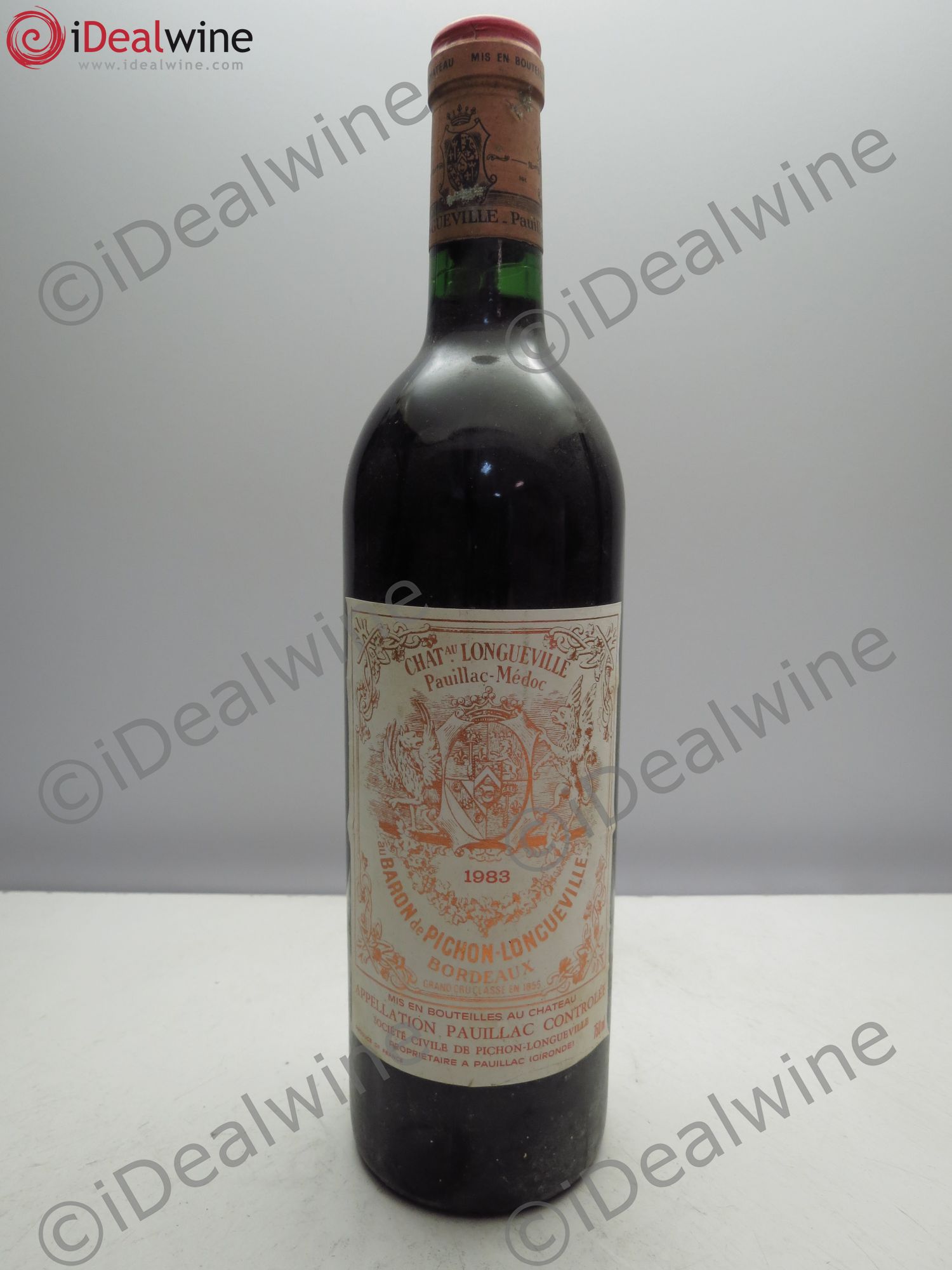 Pichon Longueville Baron 2ème Grand Cru Classé 1983 - Lot de 1 bouteille - 0