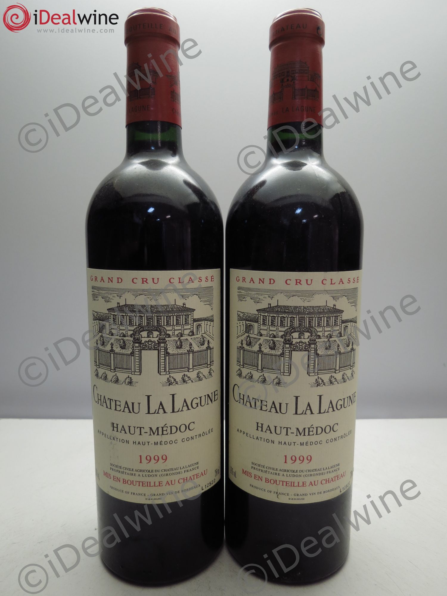 Château la Lagune 3ème Grand Cru Classé (sans prix de réserve / no reserve) 1999 - Lotto di 2 bottiglie - 0