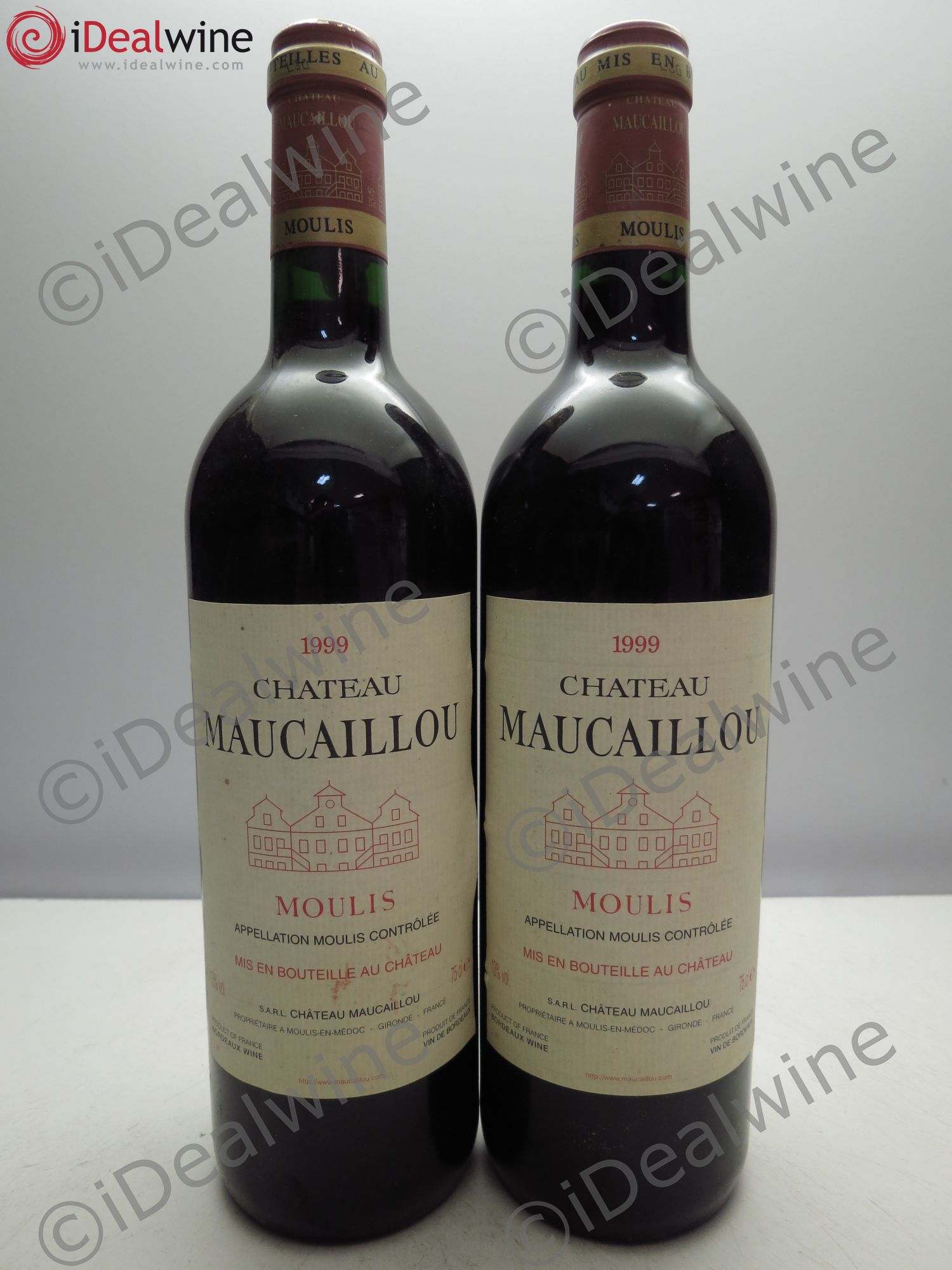 Château Maucaillou (sans prix de réserve / no reserve) 1999 - Posten von 2 Flaschen - 0