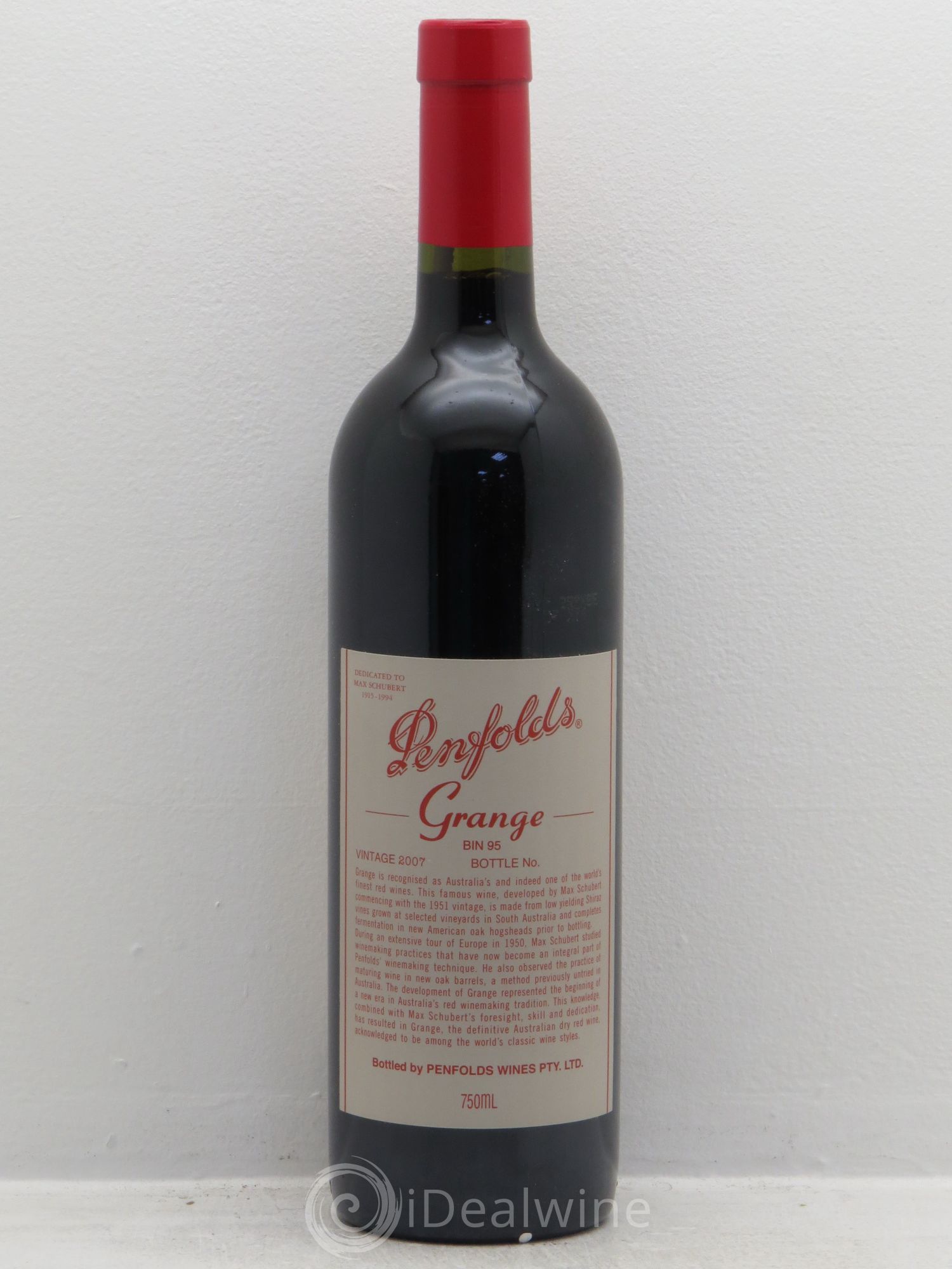 Australie Penfolds Bine 95 2007 - Posten von 1 Flasche - 0