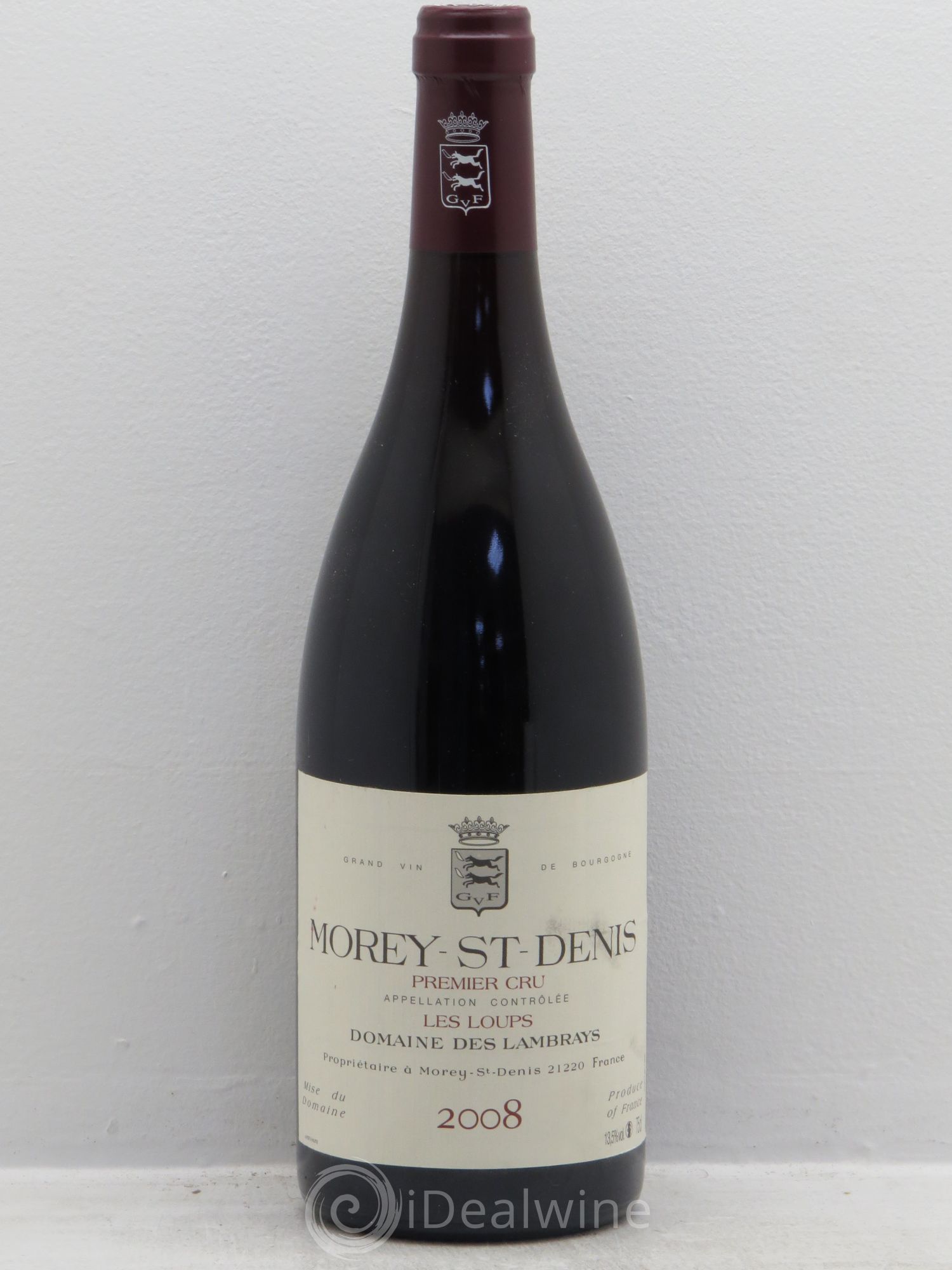 Morey-Saint-Denis 1er Cru Les Loups Domaine des Lambrays 2008 - Lot de 1 bouteille - 0