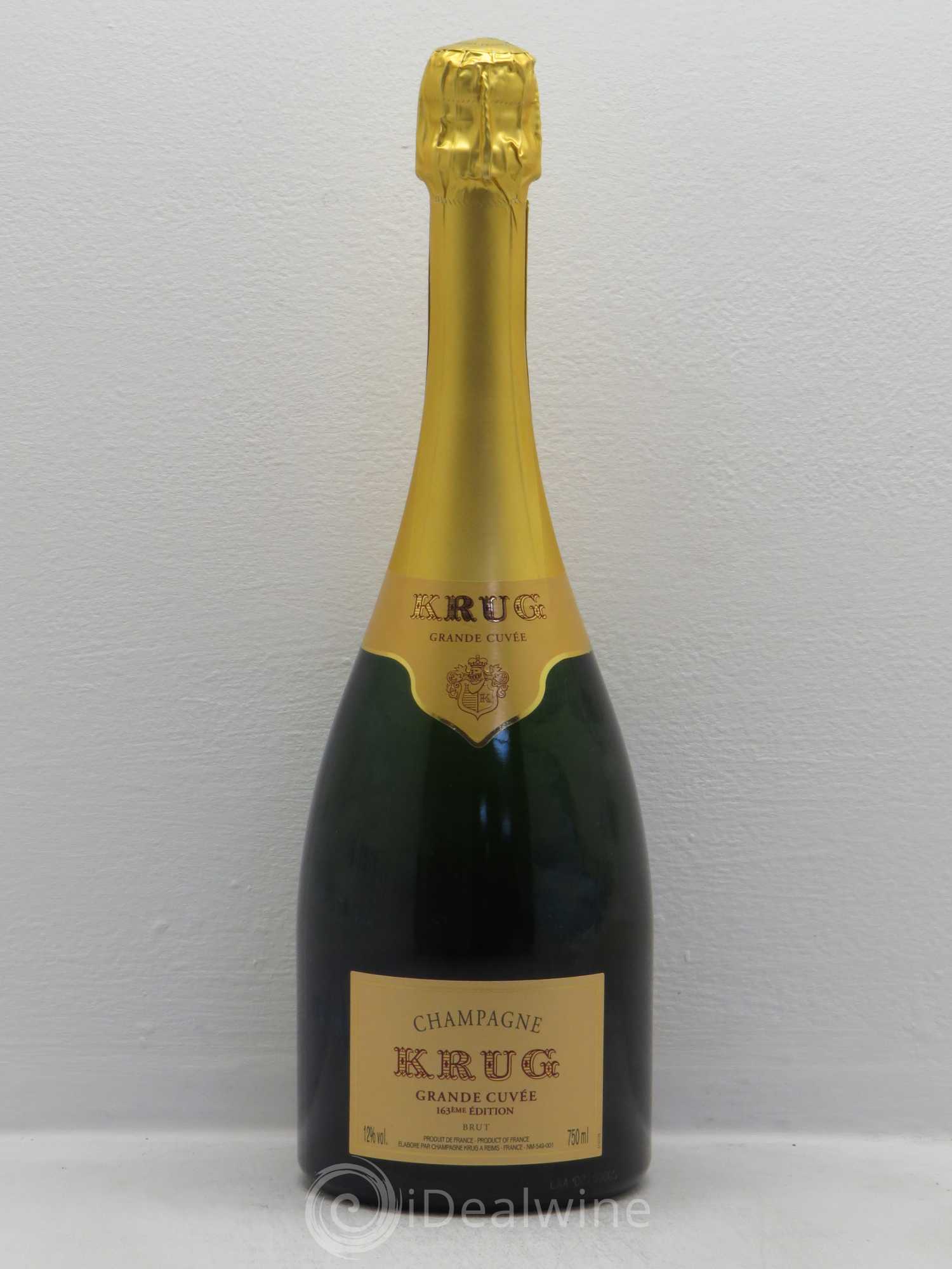 Grande Cuvée Brut Krug 163 ème édition - Posten von 1 Flasche - 0
