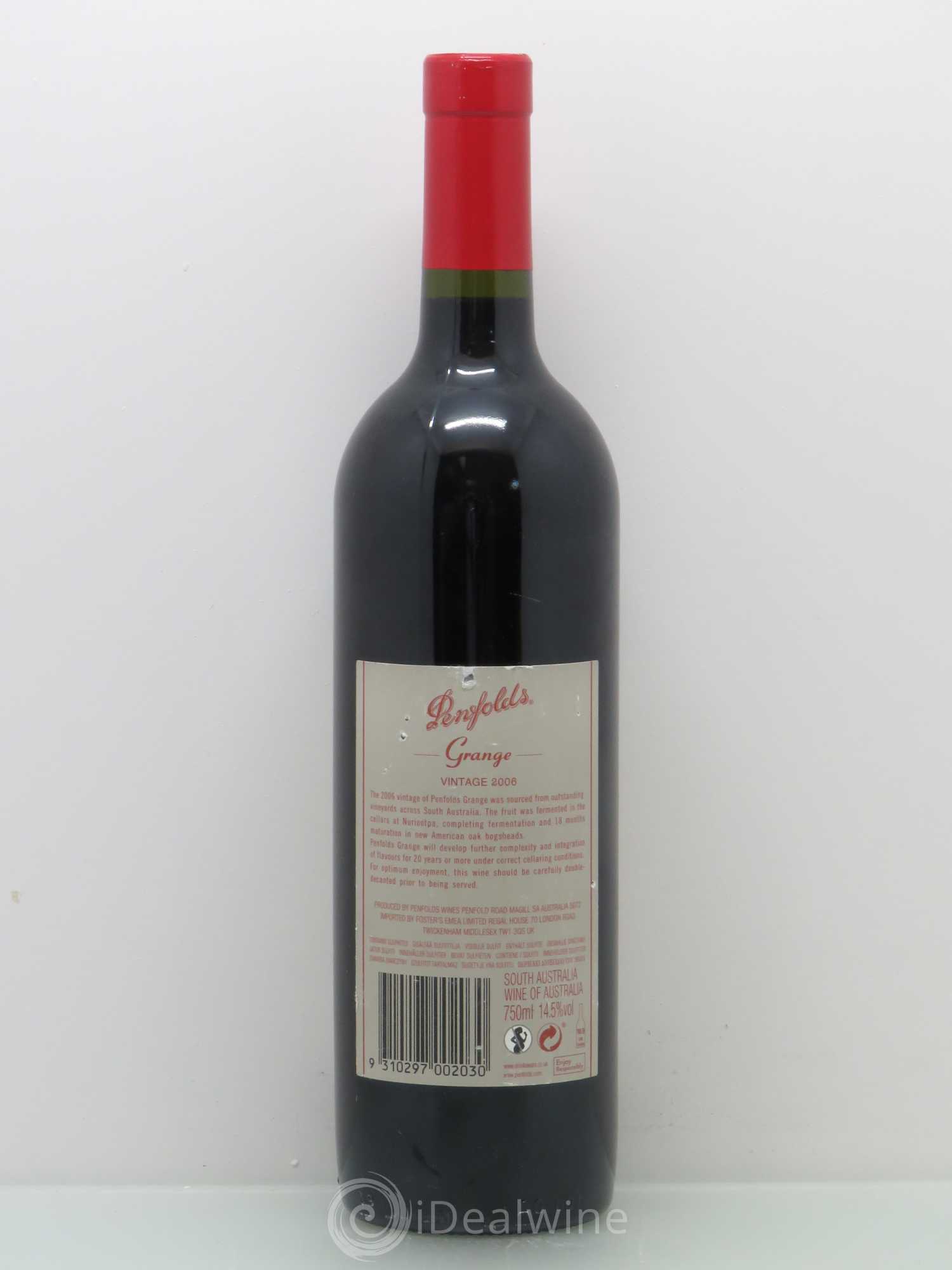 South Australia Penfolds Wines Grange Bin 95 Bin 95 2006 - Lotto di 1 bottiglia - 1
