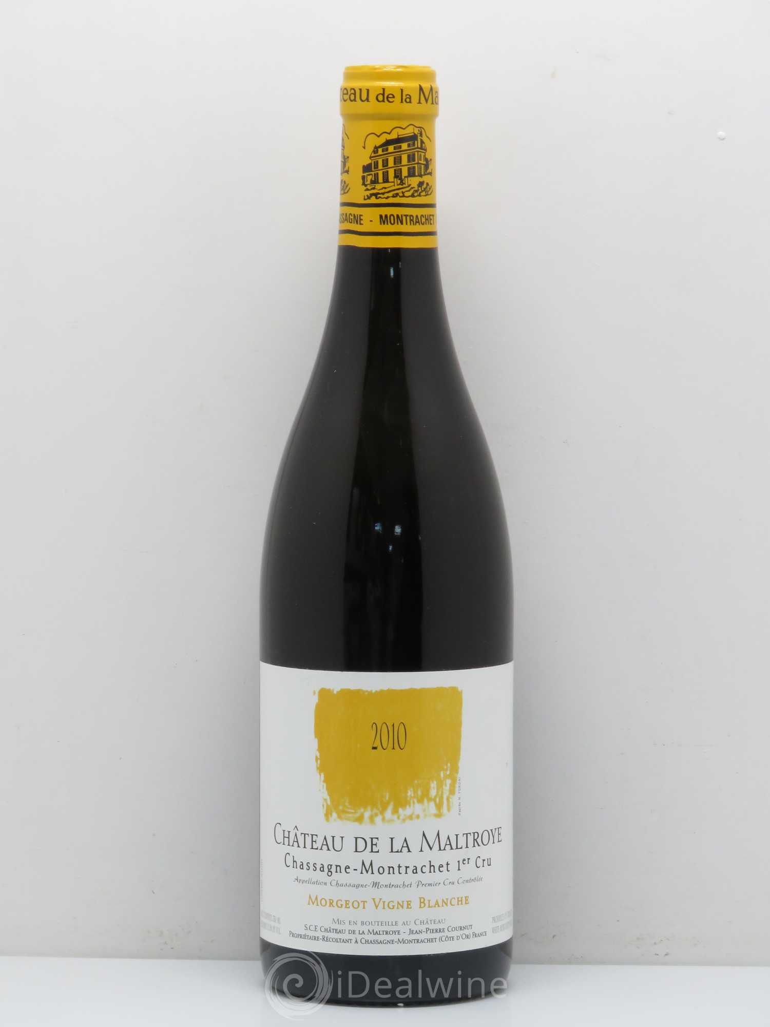 Chassagne-Montrachet 1er Cru Morgeot Vigne Blanche Château de la Maltroye 2010 - Lot de 1 bouteille - 0