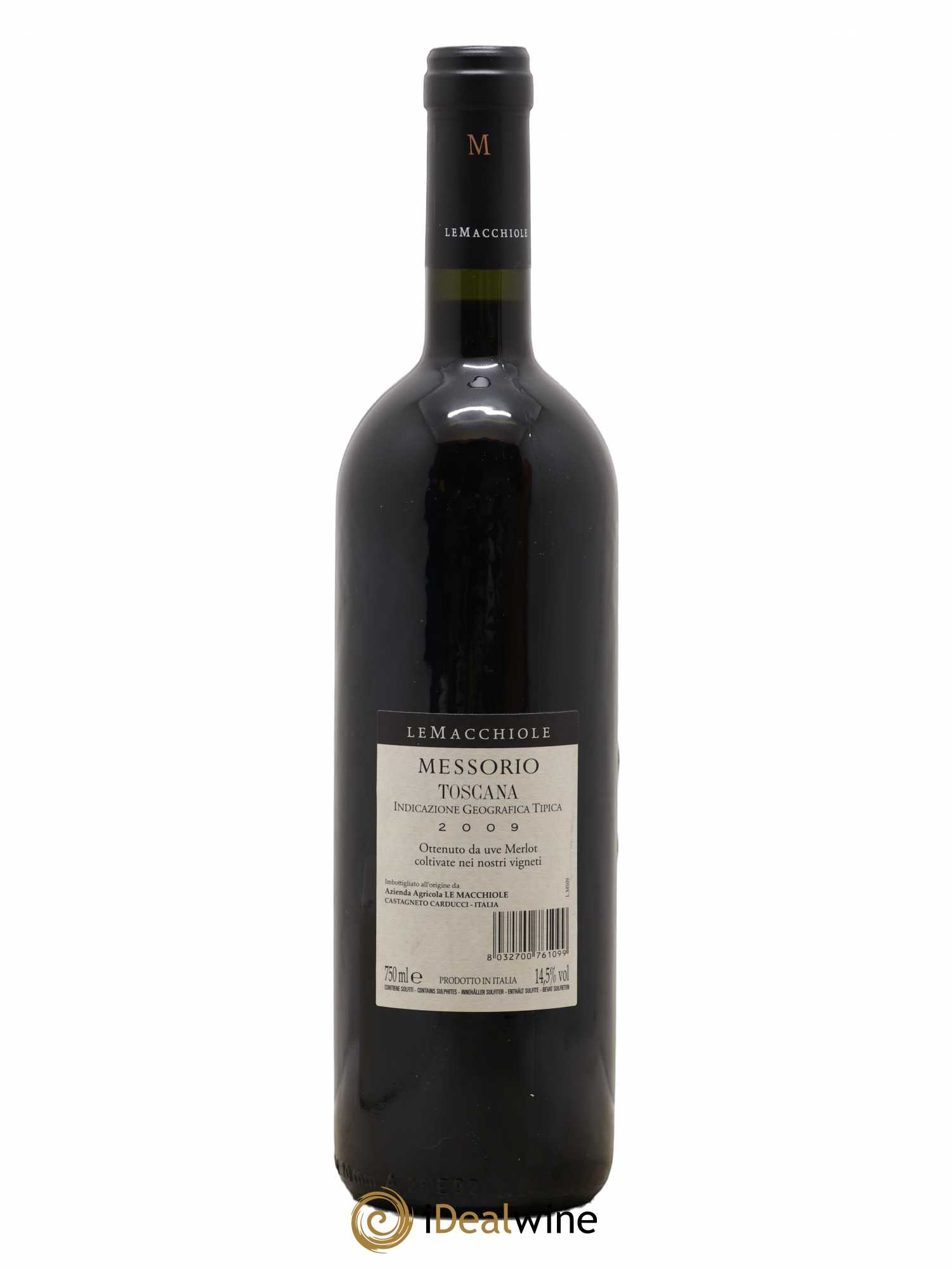 Toscana IGT Le Macchiole Messorio 2009 - Lot de 1 bouteille - 1