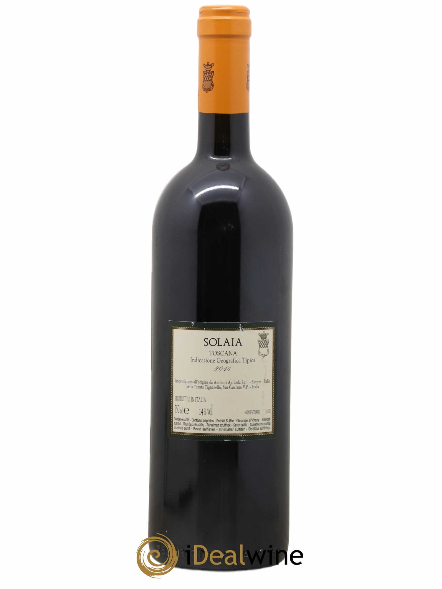 Toscana IGT Solaia Tenuta Tignanello - Marchesi Antinori 2014 - Lotto di 1 bottiglia - 1