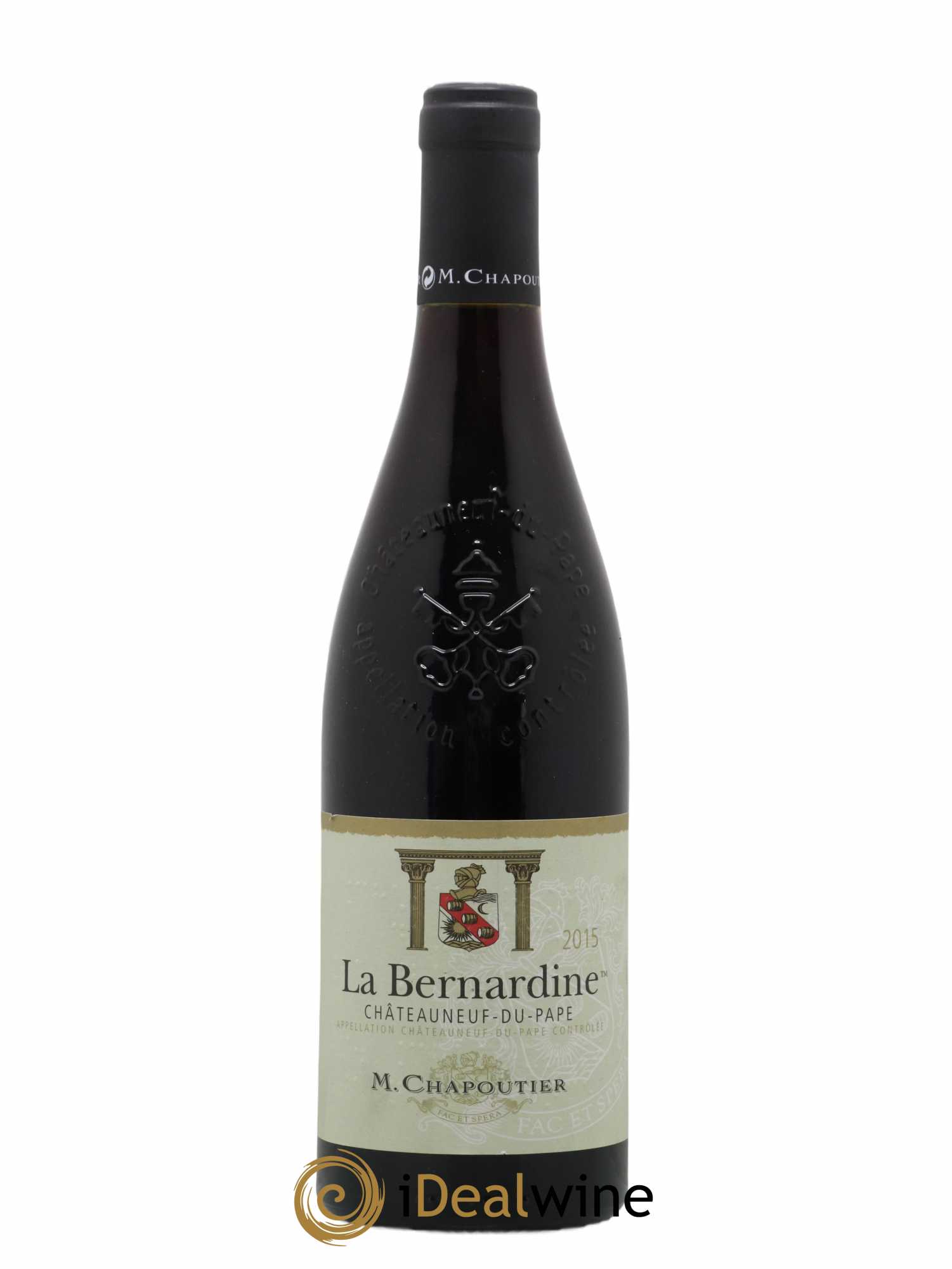 Châteauneuf-du-Pape La Bernardine Chapoutier 2015 - Lot de 1 bouteille - 0