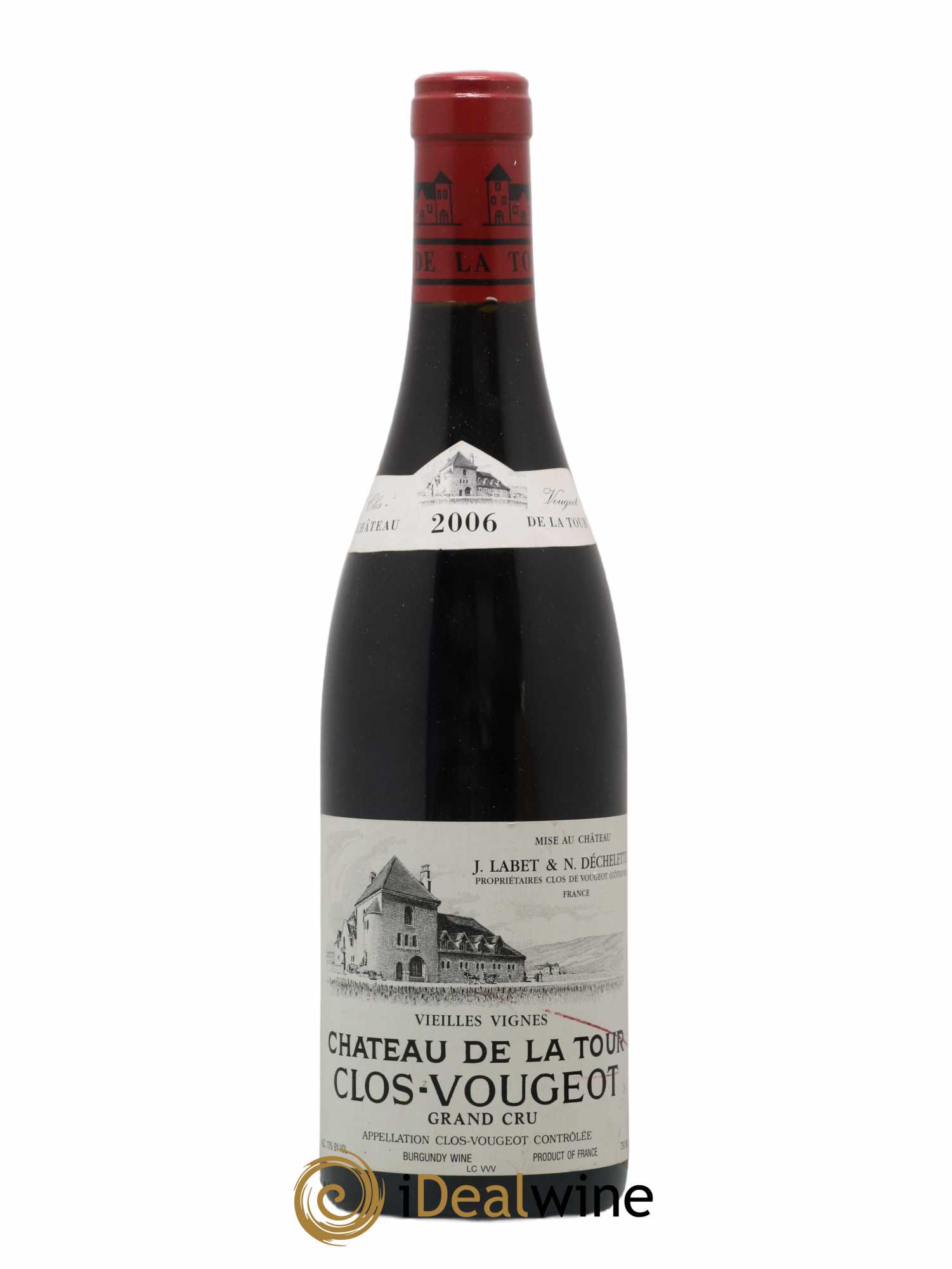 Clos de Vougeot Grand Cru Vieilles Vignes Château de La Tour 2006 - Lot de 1 bouteille - 0