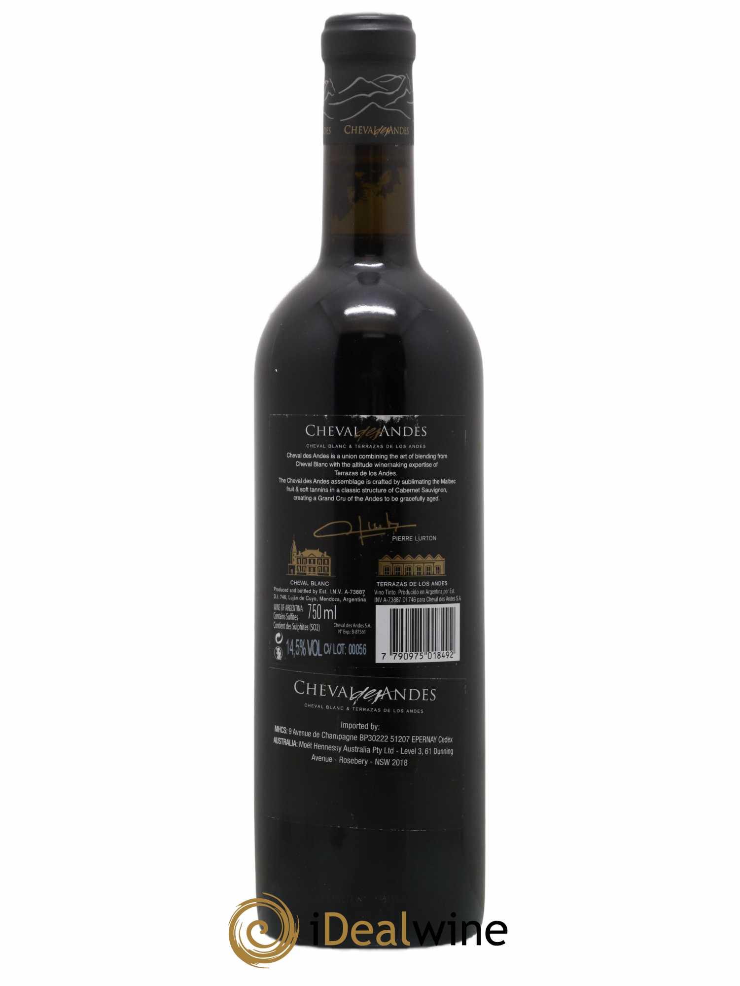 Mendoza Cheval des Andes 2010 - Lot of 1 bottle - 1