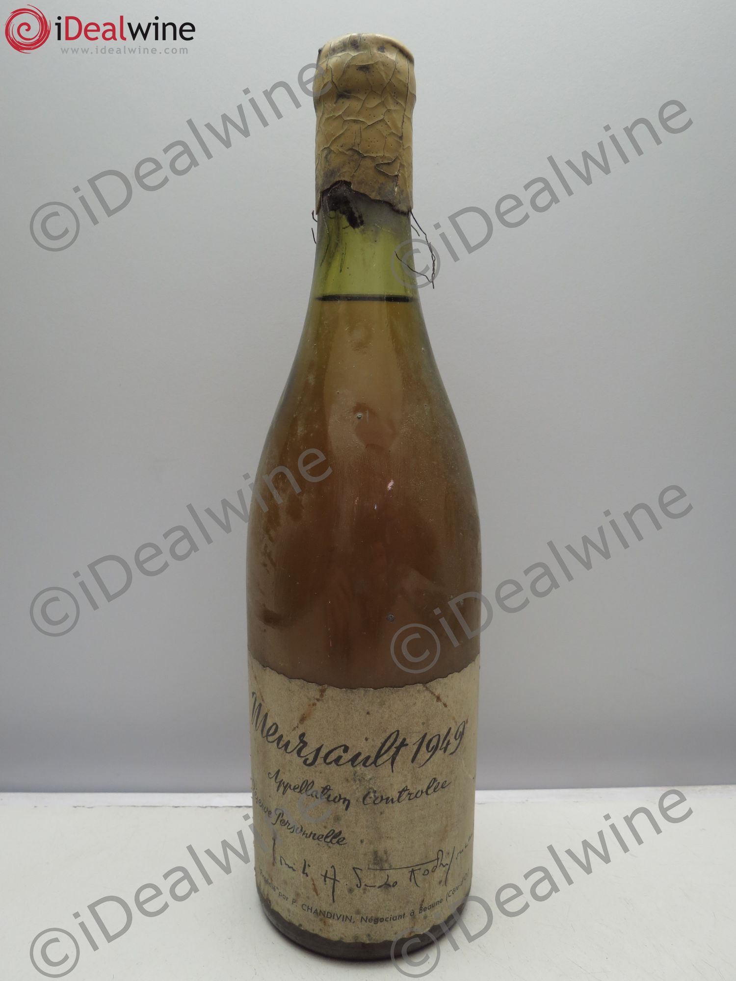 Meursault P.Chaudivin 1949 - Posten von 1 Flasche - 0