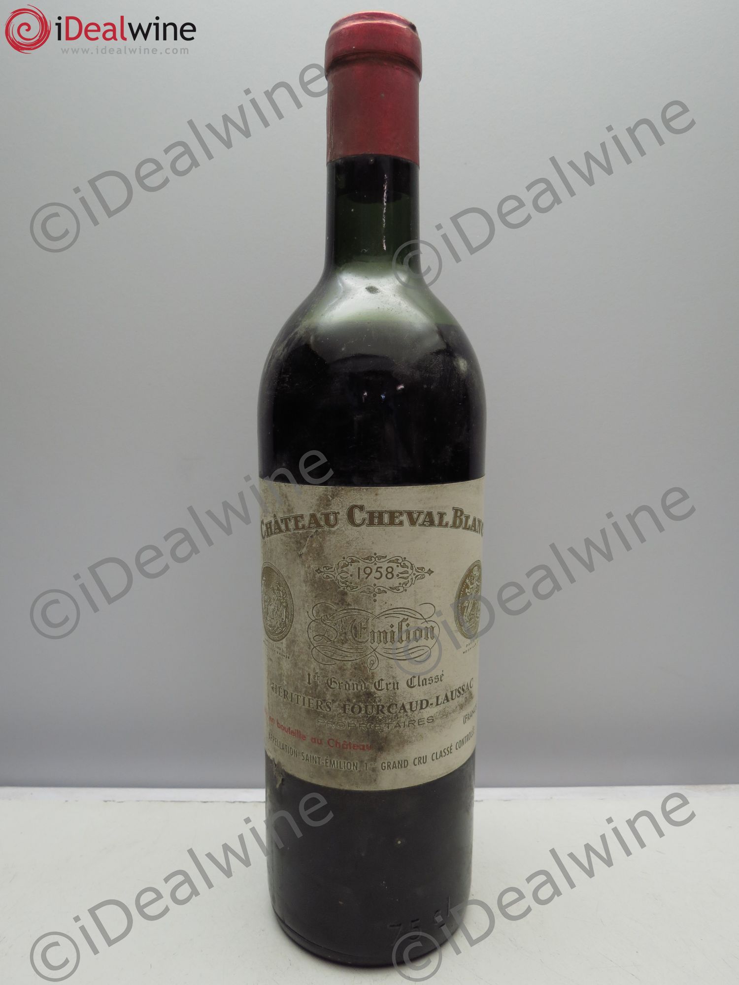 Château Cheval Blanc 1er Grand Cru Classé A 1958 - Lot de 1 bouteille - 0