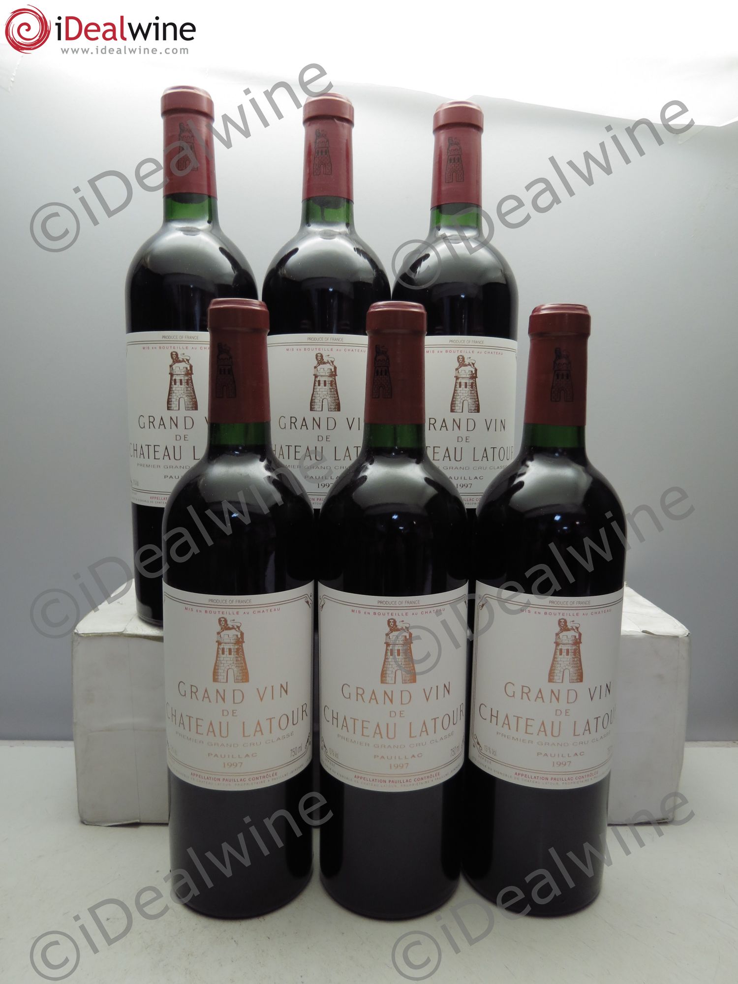 Château Latour 1er Grand Cru Classé 1997 - Lot de 6 bouteilles - 0