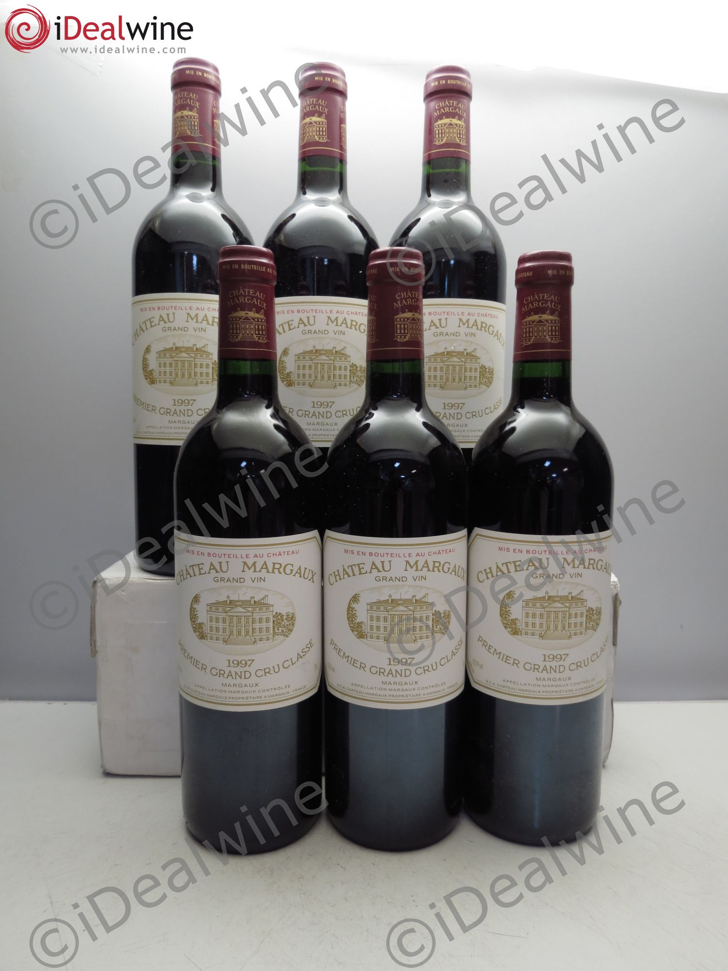 Château Margaux 1er Grand Cru Classé 1997 - Lot de 6 bouteilles - 0