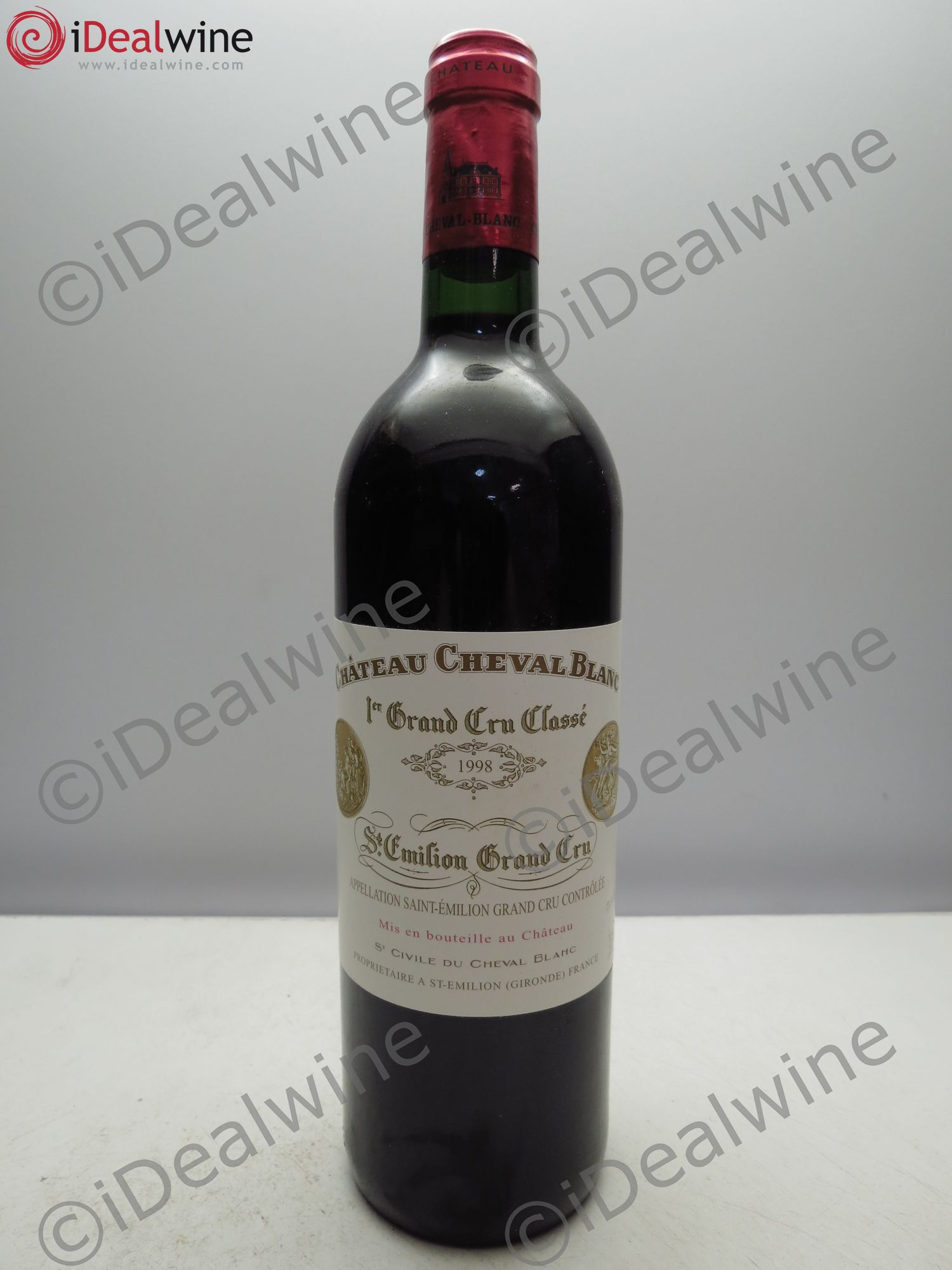 Château Cheval Blanc 1er Grand Cru Classé A 1998 - Lot de 1 bouteille - 0