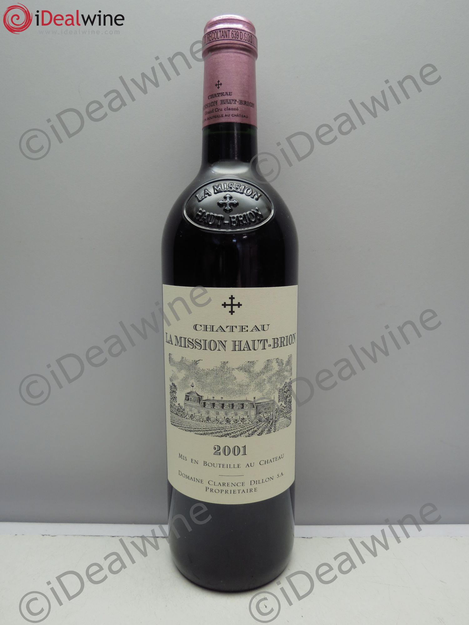 Château la Mission Haut-Brion Cru Classé de Graves 2001 - Lot de 1 bouteille - 0
