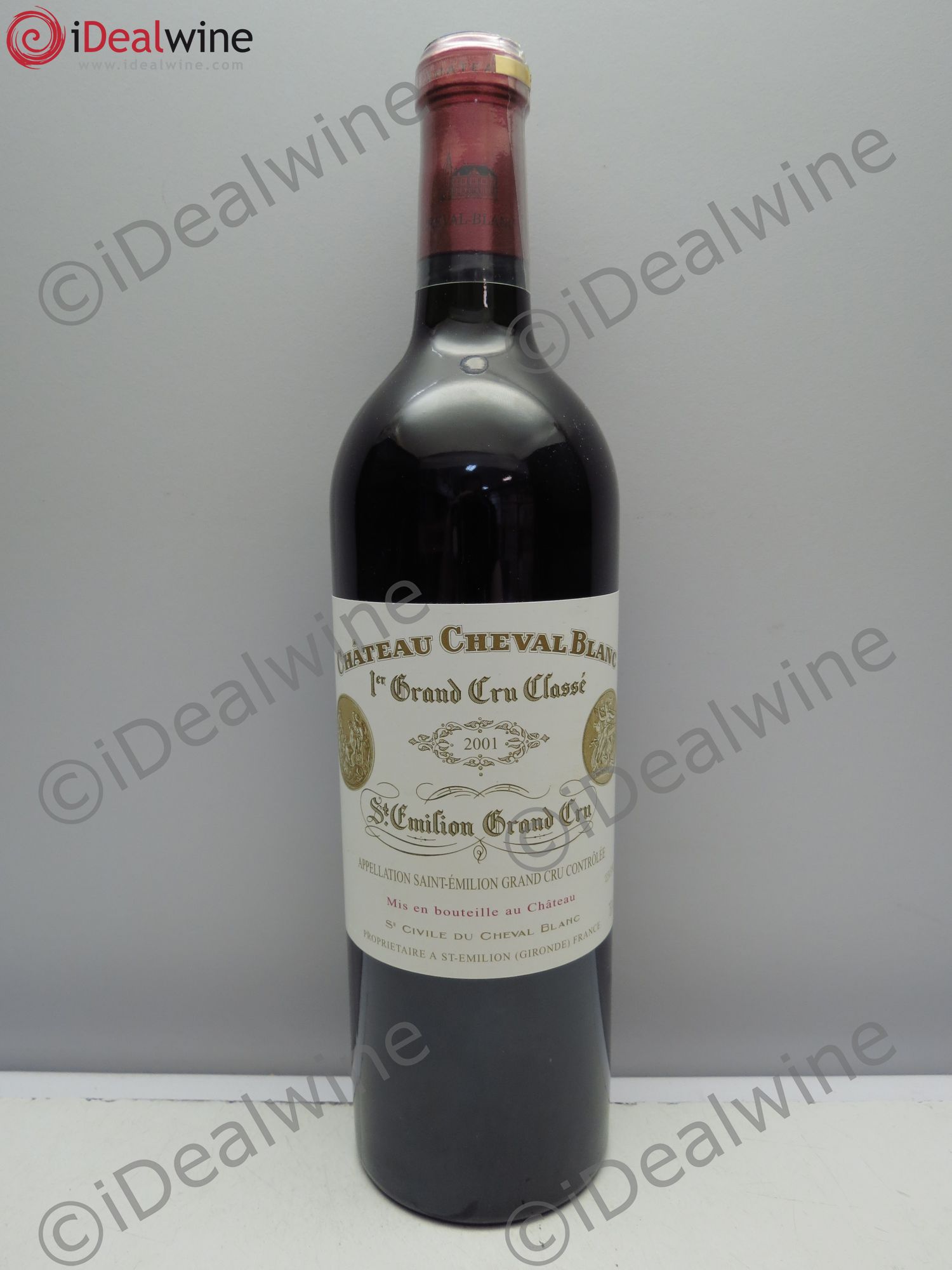 Château Cheval Blanc 1er Grand Cru Classé A 2001 - Lot de 1 bouteille - 0