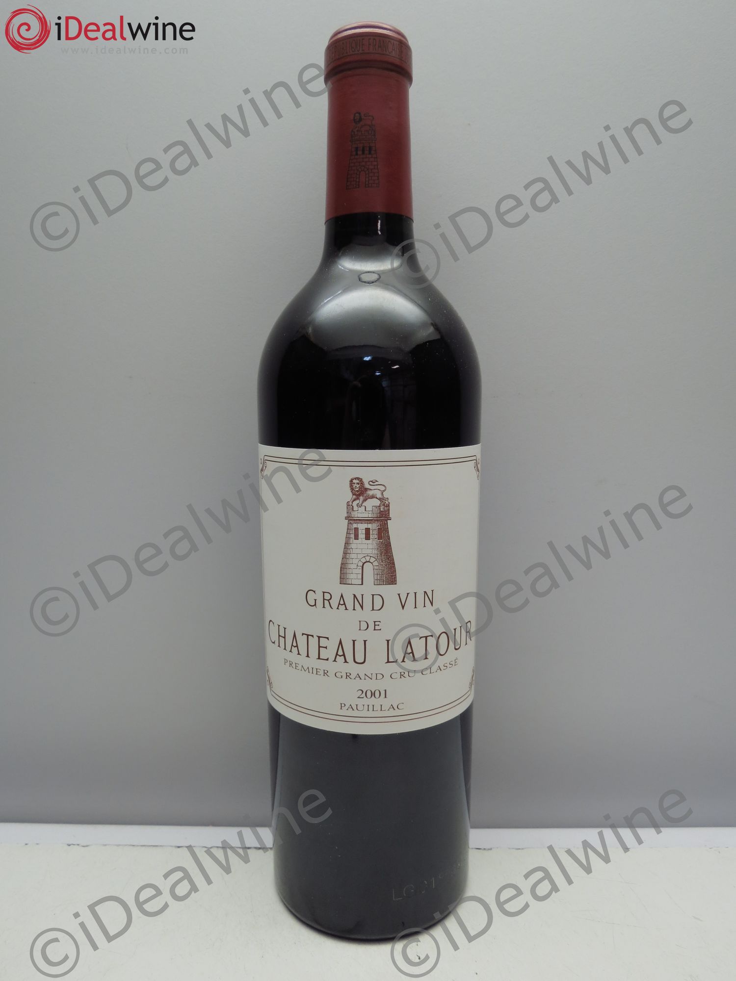 Château Latour 1er Grand Cru Classé 2001 - Lot de 1 bouteille - 0