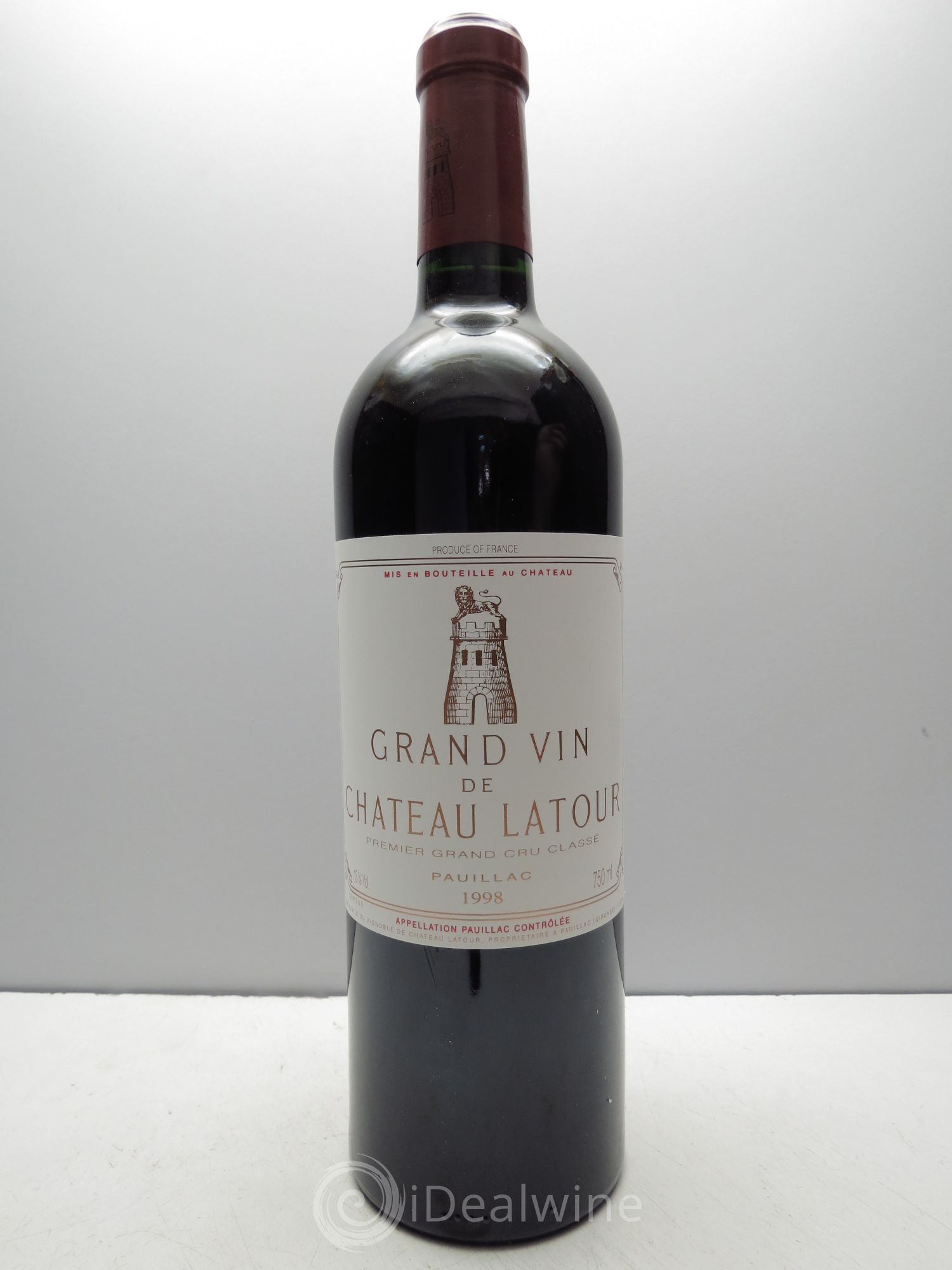Château Latour 1er Grand Cru Classé 1998 - Lot de 1 bouteille - 0