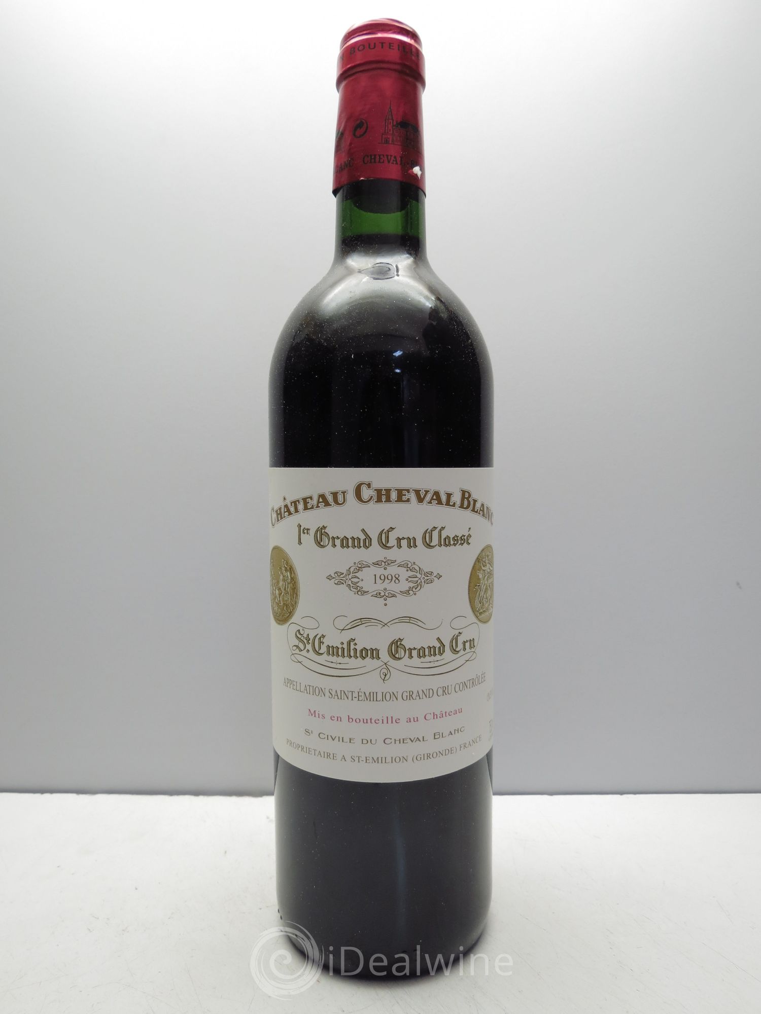Château Cheval Blanc 1er Grand Cru Classé A 1998 - Lot de 1 bouteille - 0