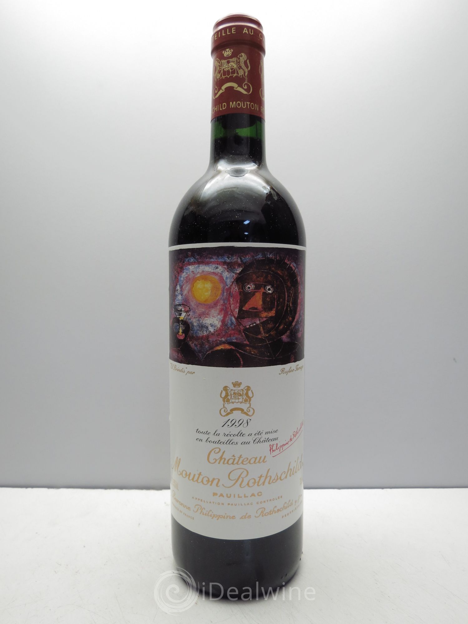 Château Mouton Rothschild 1er Grand Cru Classé 1998 - Lot de 1 bouteille - 0