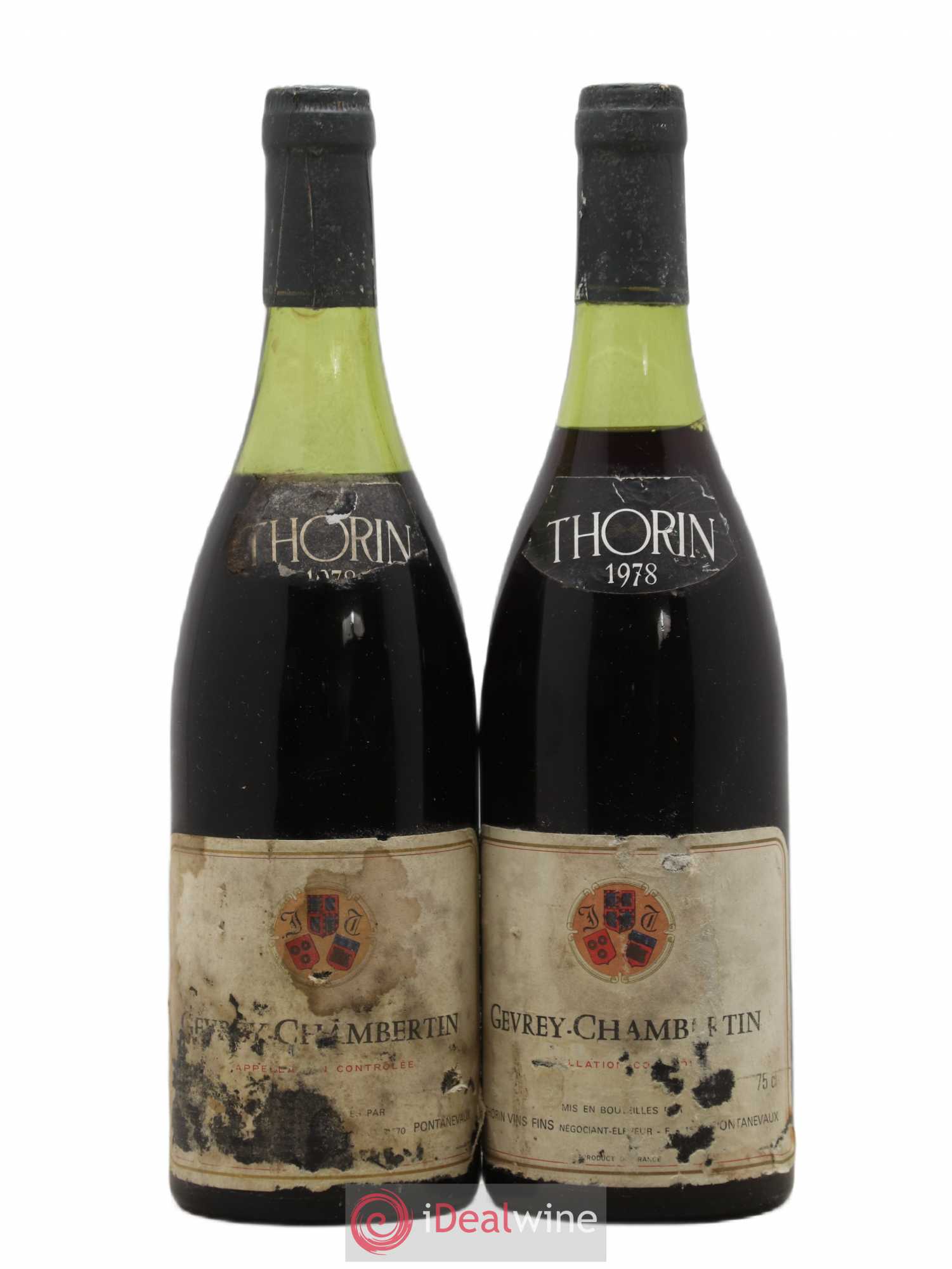 Gevrey-Chambertin Thorin 1978 - Lot de 2 bouteilles - 0