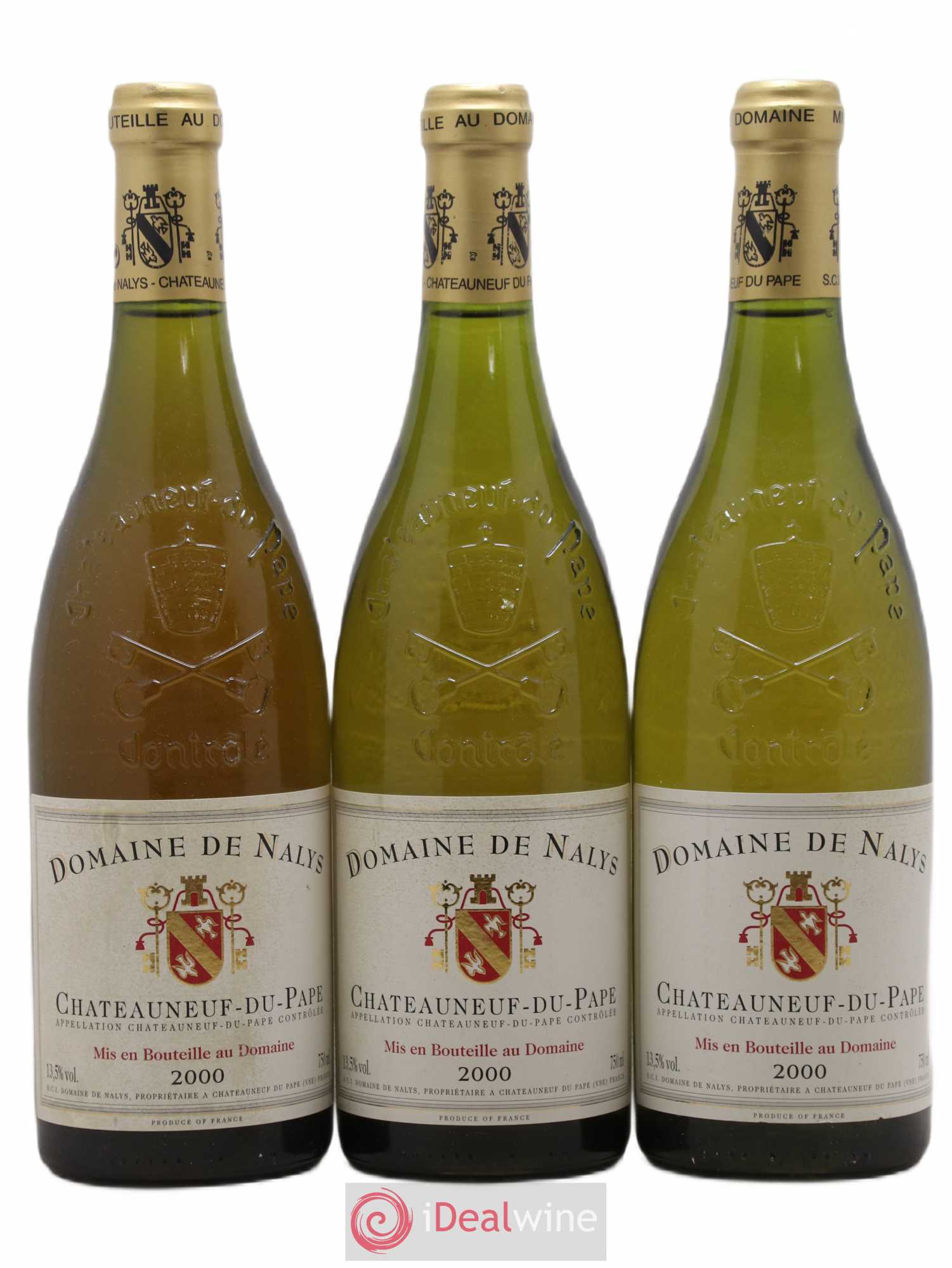 Châteauneuf-du-Pape Château de Nalys 2000 - Lot de 3 bouteilles - 0