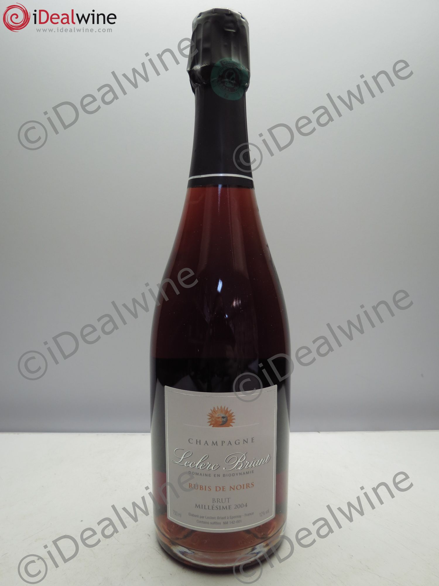 Champagne - Leclerc Briant Rubis de Noirs 2004 - Lot of 6 bottles - 0