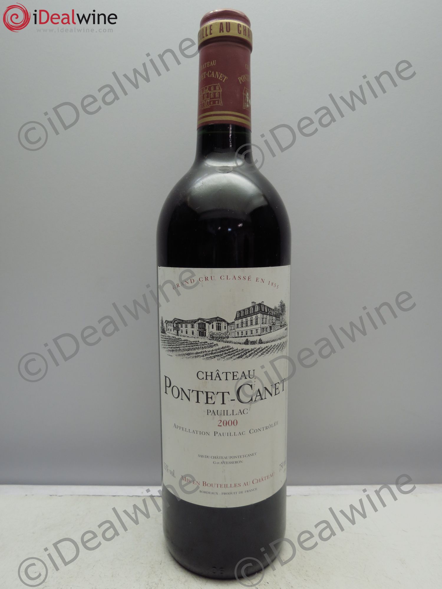 Château Pontet Canet 5ème Grand Cru Classé 2000 - Lot de 1 bouteille - 0