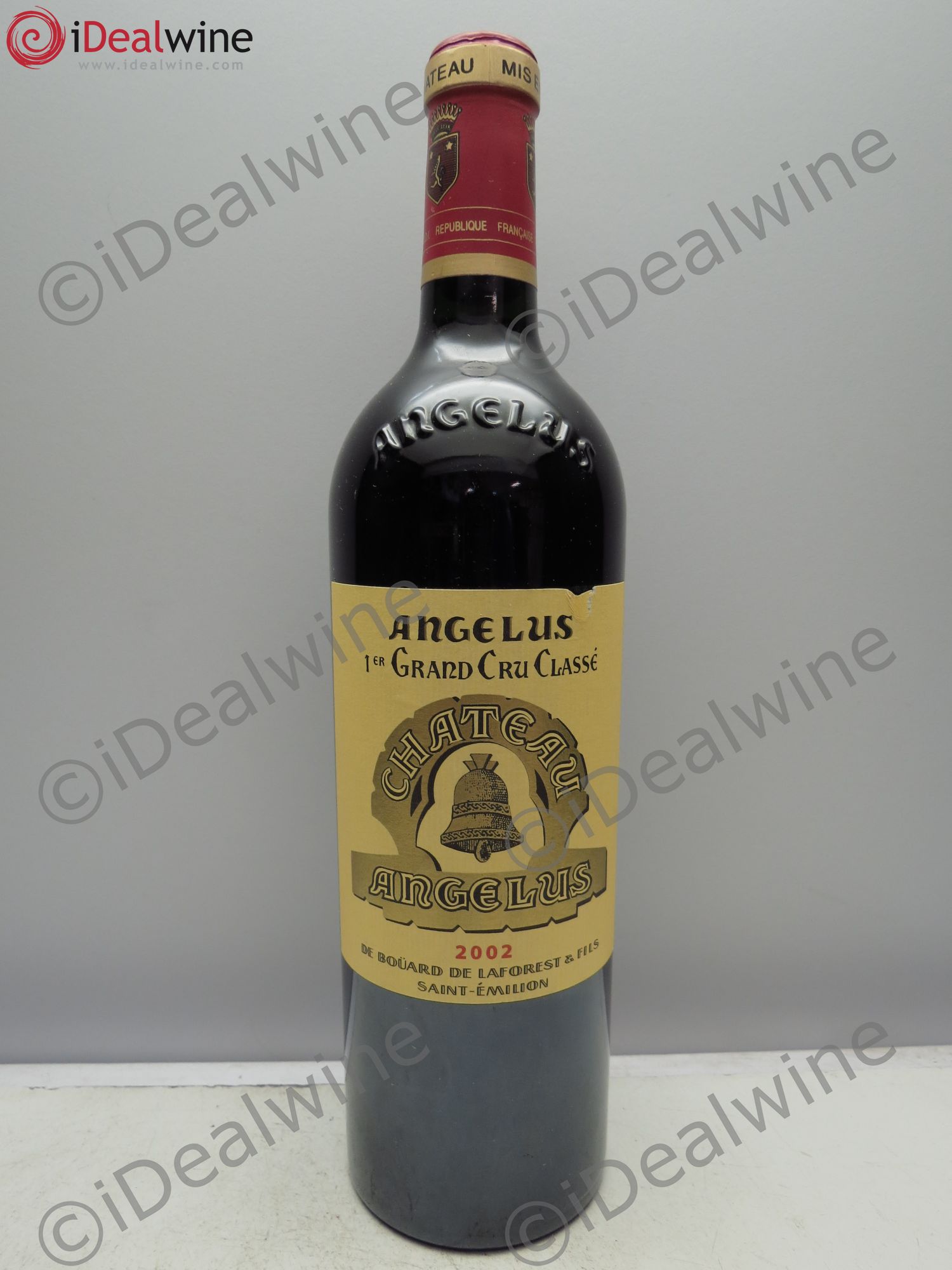 Château Angélus 1er Grand Cru Classé A 2002 - Lot de 1 bouteille - 0