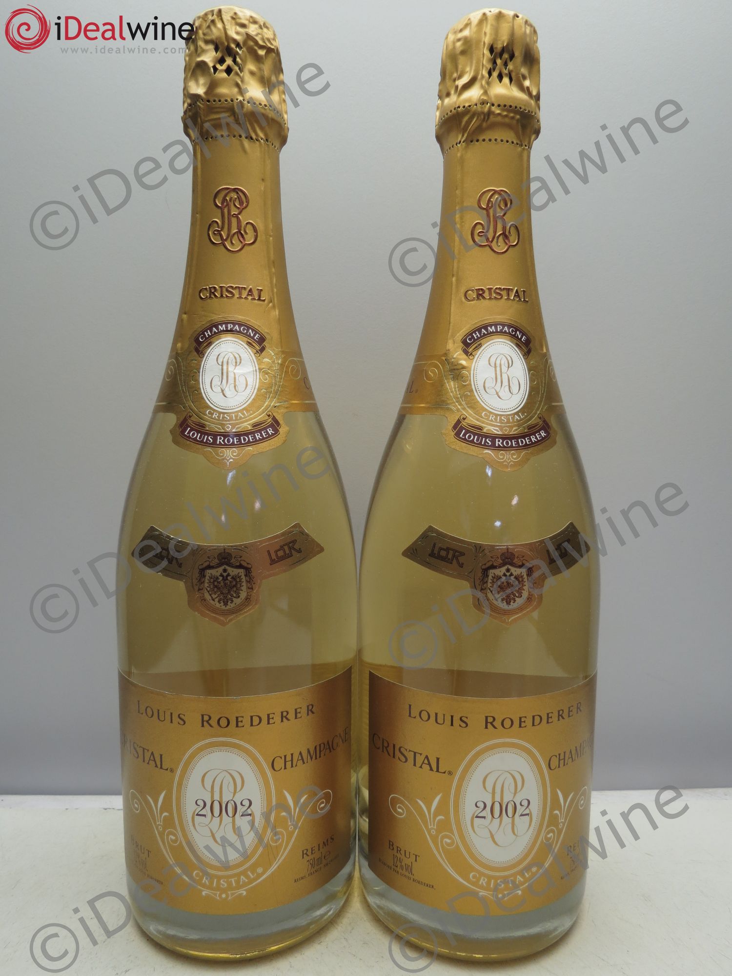 Cristal Louis Roederer 2002 - Lot de 2 bouteilles - 0