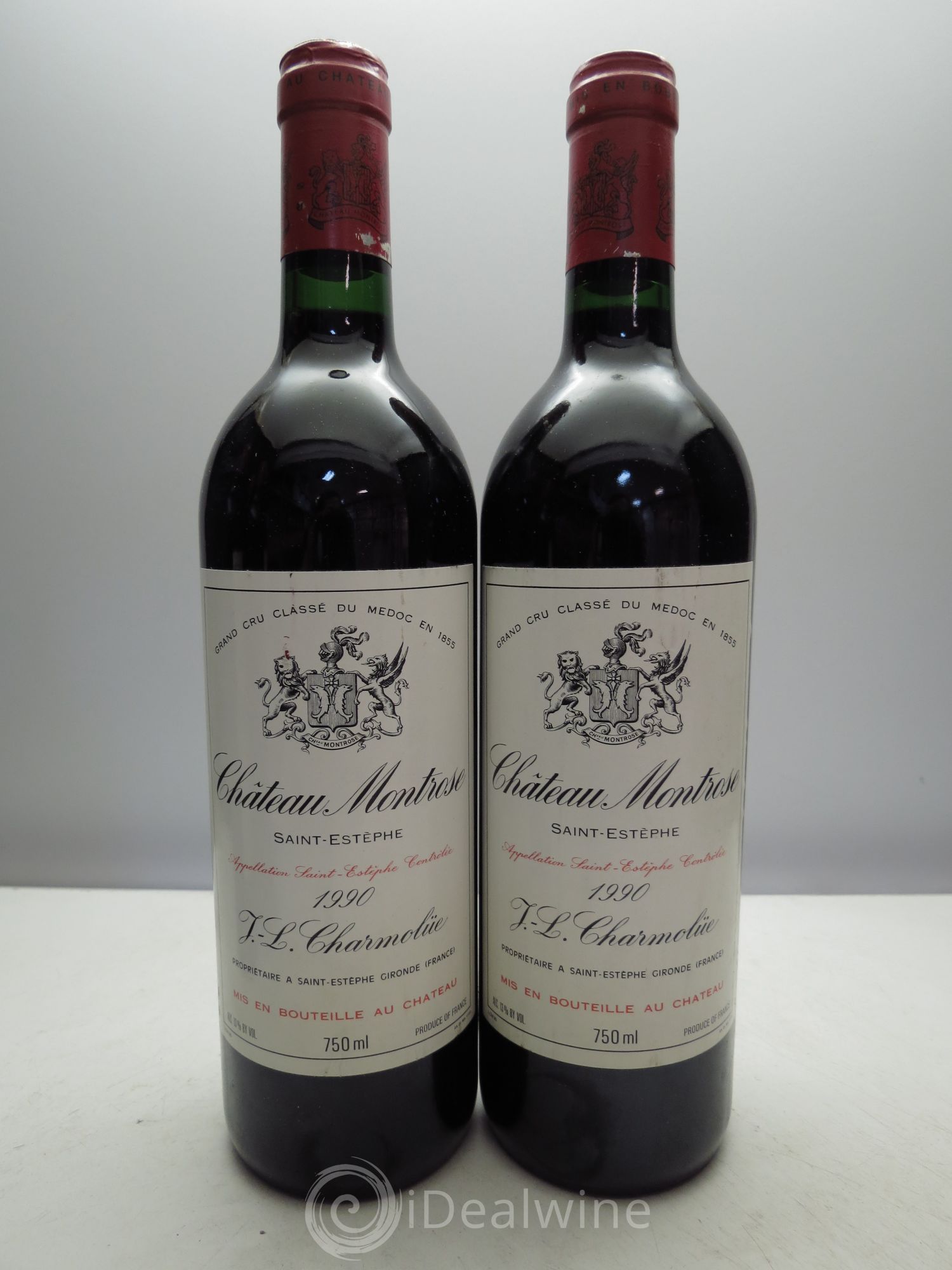 Château Montrose 2ème Grand Cru Classé 1990 - Lot de 6 bouteilles - 1