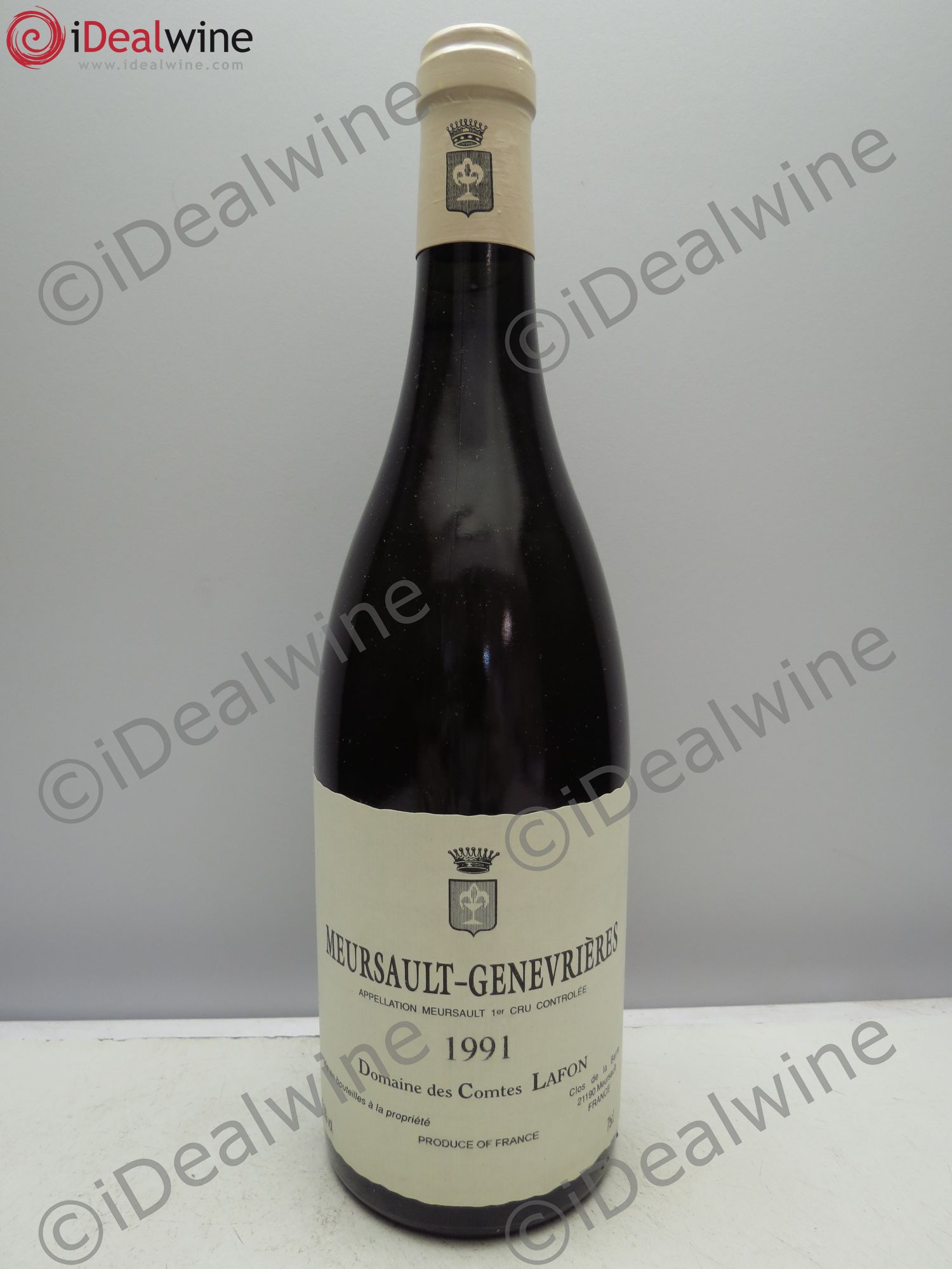 Meursault 1er Cru Genevrières Comtes Lafon (Domaine des) 1991 - Lot de 1 bouteille - 0