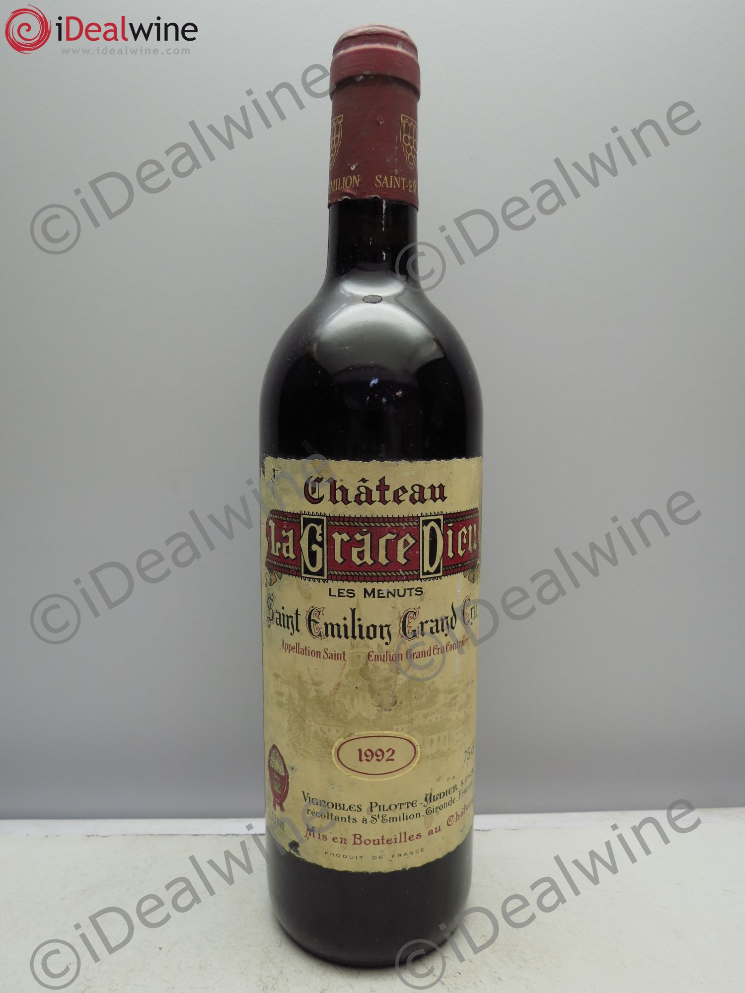 Château la Grâce Dieu les Menuts 1992 - Lot de 1 bouteille - 0
