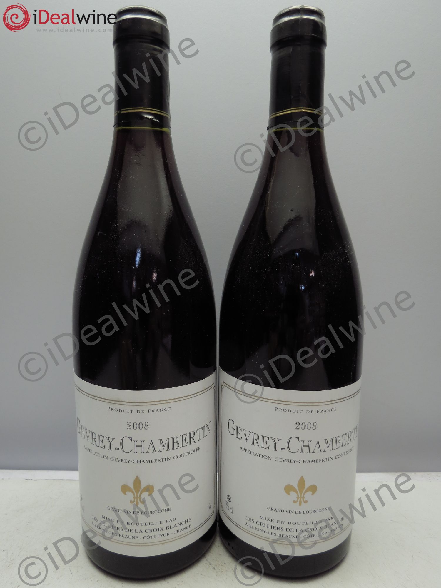 Gevrey-Chambertin les Celliers de la Croix Blanche 2008 - Posten von 2 Flaschen - 0