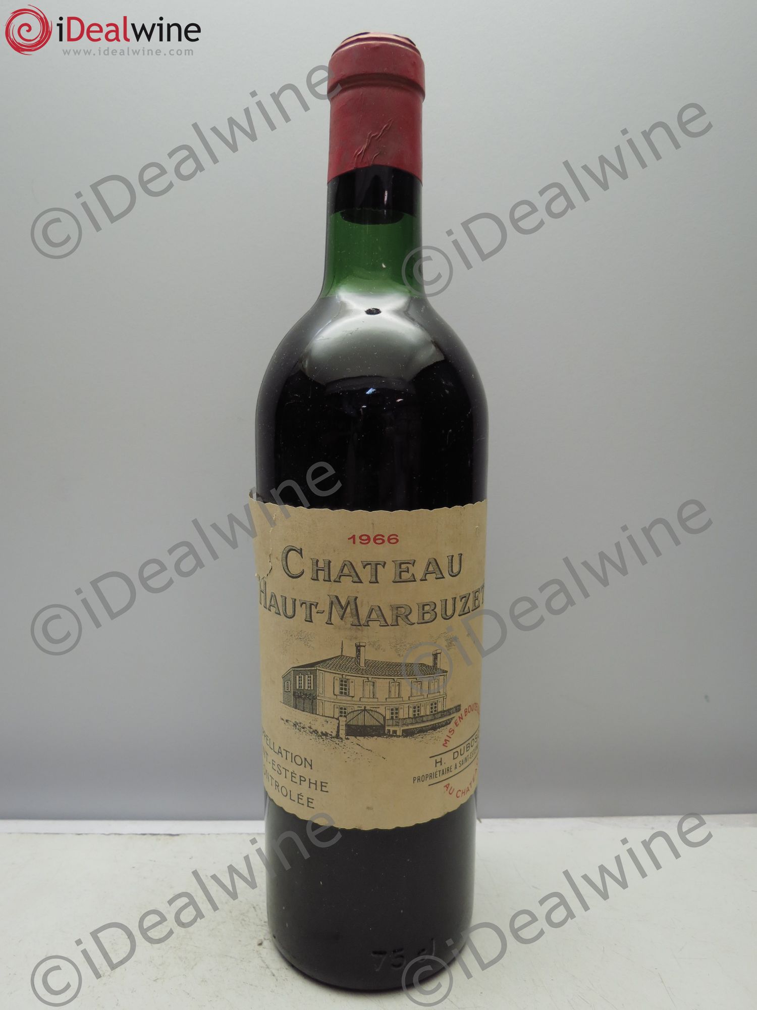 Château Haut Marbuzet 1966 - Lot de 1 bouteille - 0