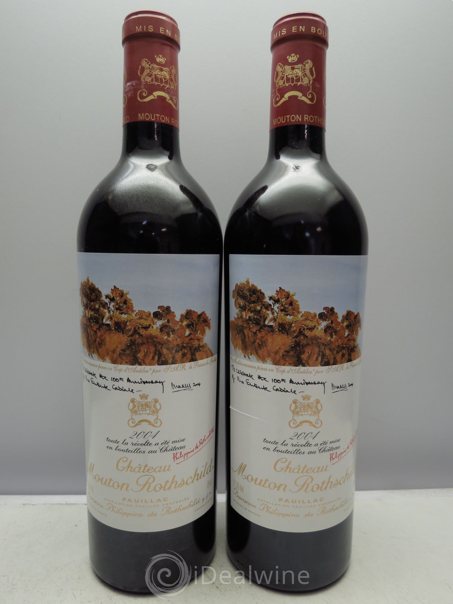 Château Mouton Rothschild 1er Grand Cru Classé (2 CB de 6btes) 2004 - Lot de 12 bouteilles - 4