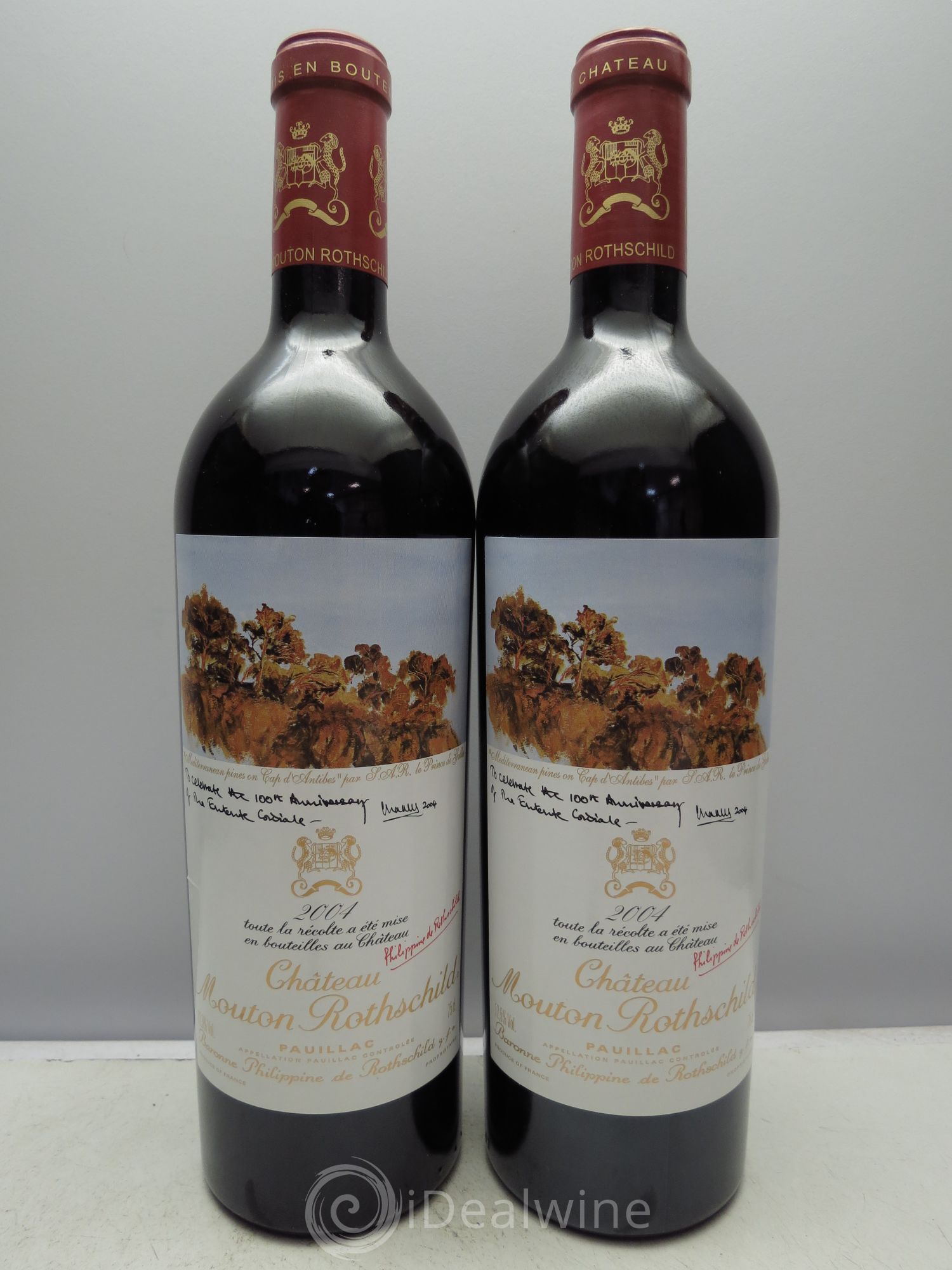 Château Mouton Rothschild 1er Grand Cru Classé (2 CB de 6btes) 2004 - Lot de 12 bouteilles - 5